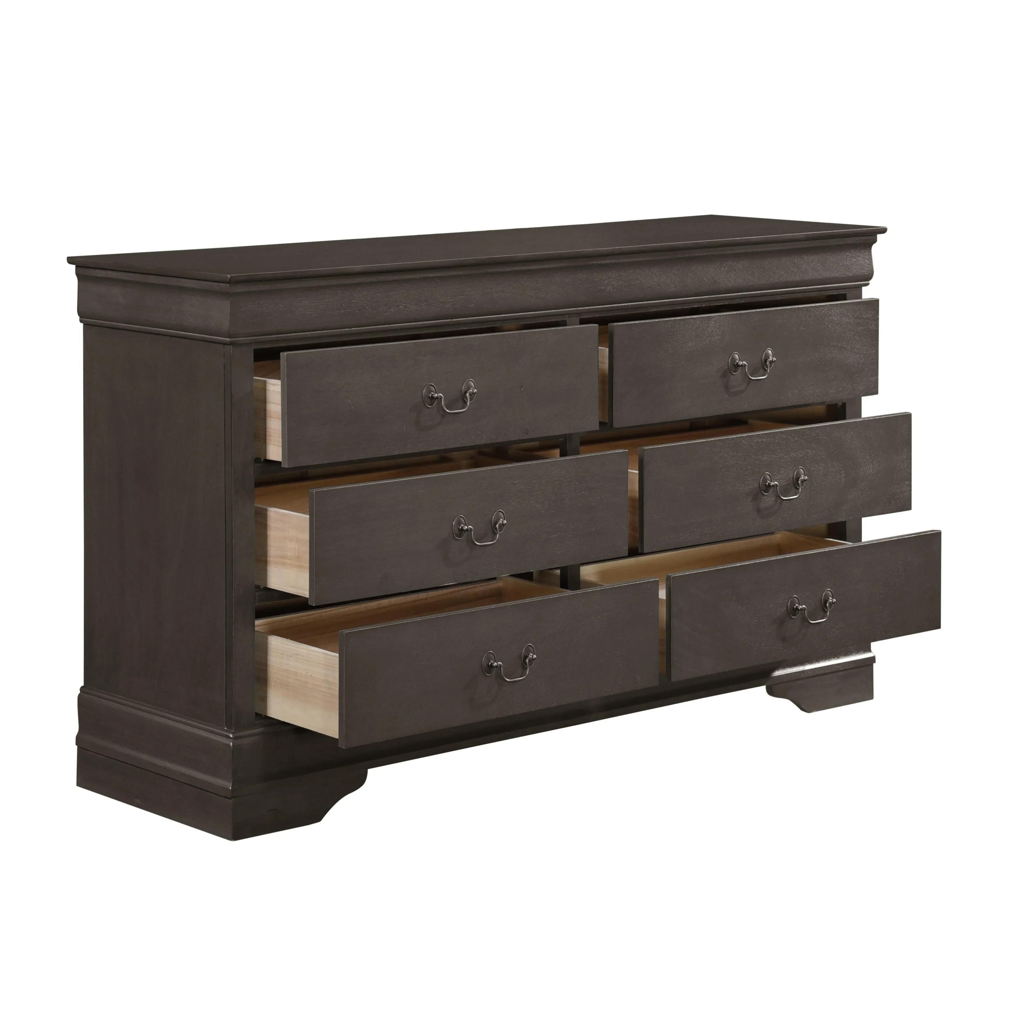 Mayville Stained Gray Sleigh Bedroom Set - Image 4