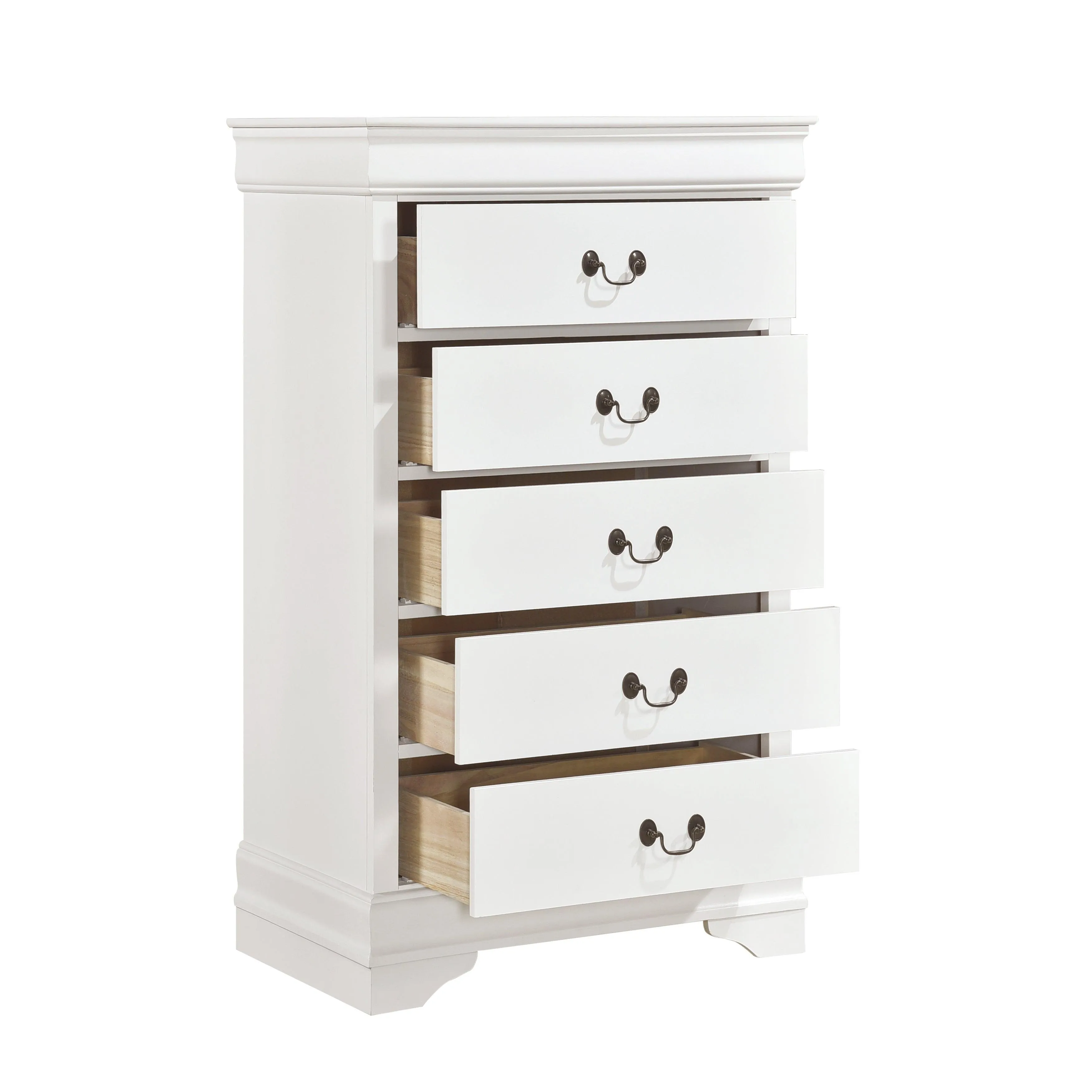 Mayville White Sleigh Bedroom Set - Image 14