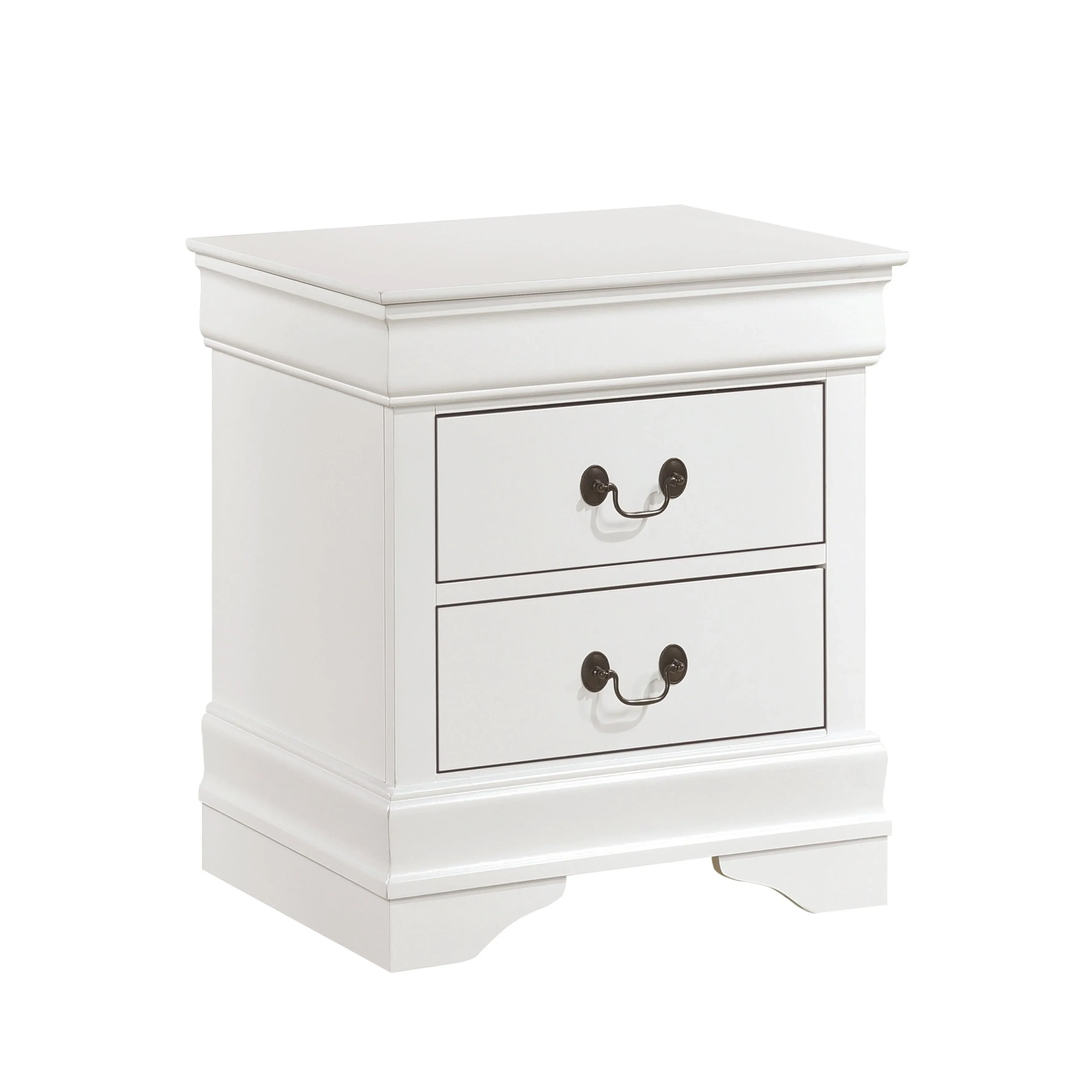 Mayville White Sleigh Bedroom Set - Image 5