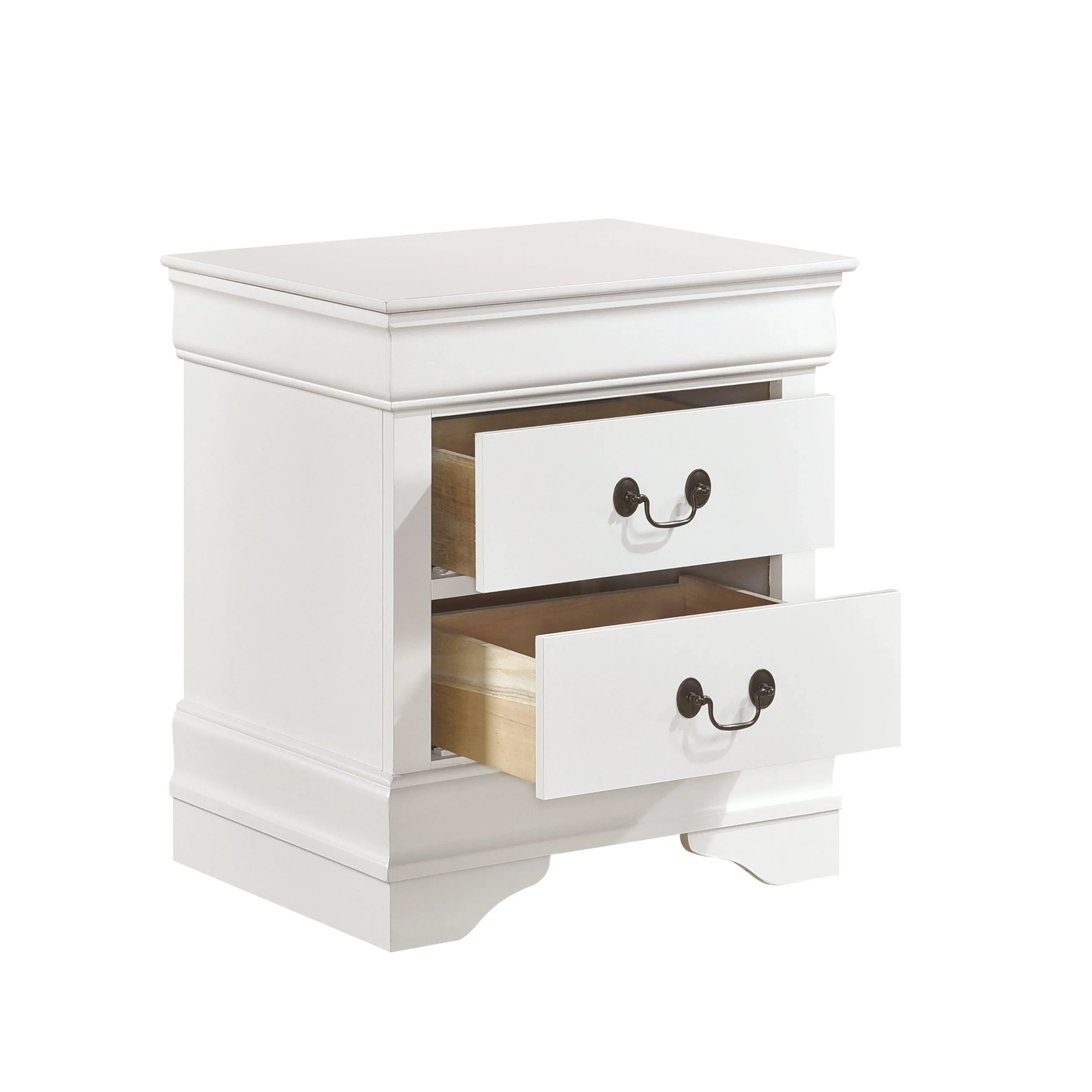 Mayville White Sleigh Bedroom Set - Image 6