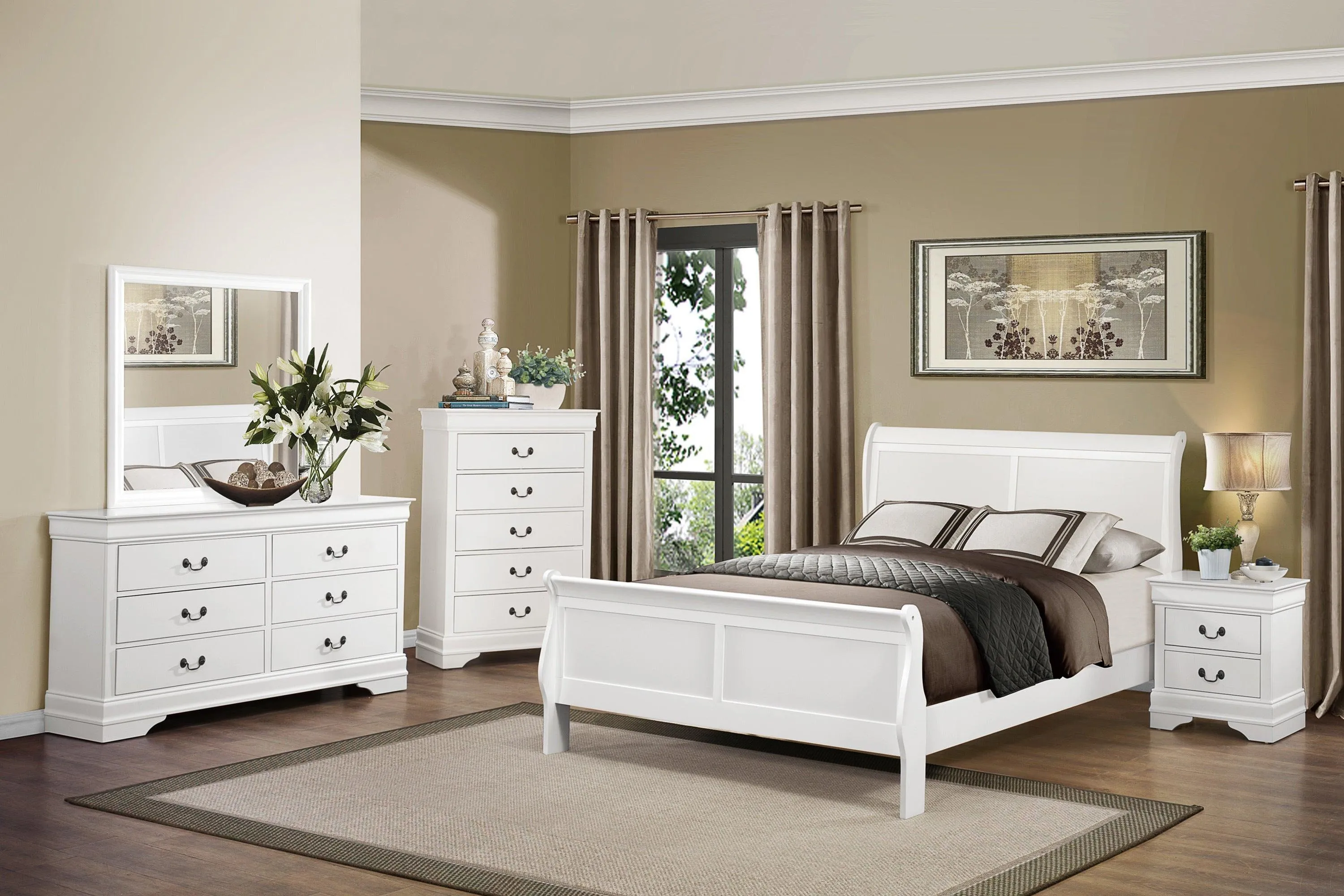 Mayville White Sleigh Youth Bedroom Set - Image 2