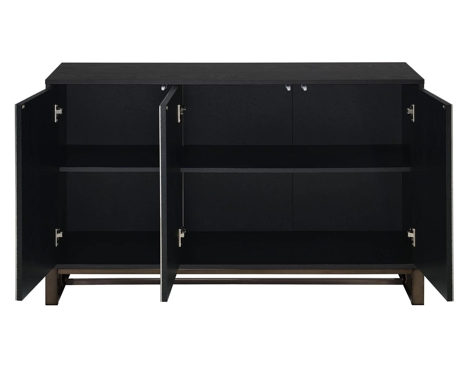 Mazie 3-Door SIdeboard with Patterned Mirror Doors - Image 7