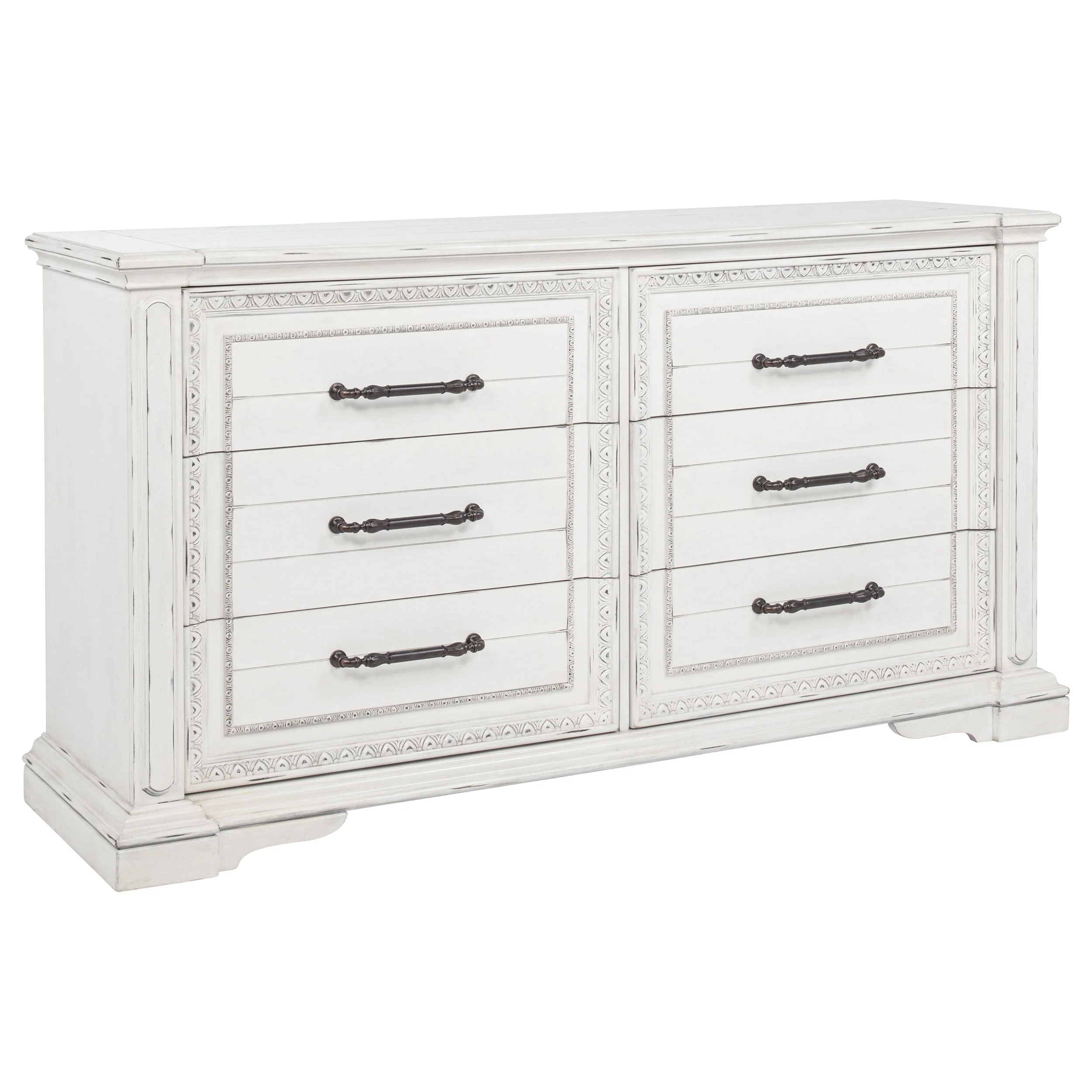 McKinney Vintage White 5-piece Eastern King Bedroom Set - Image 7