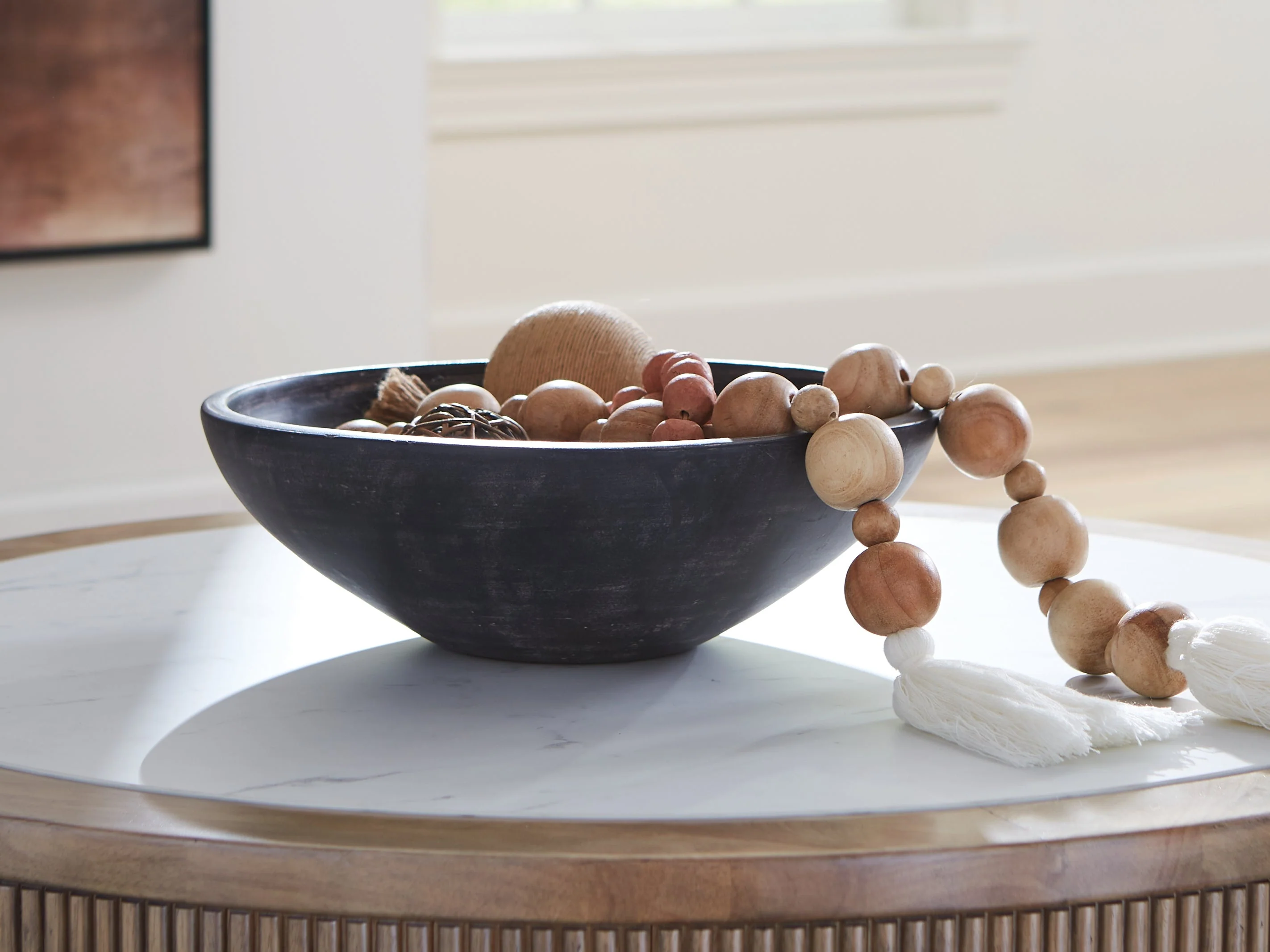 Meadie Distressed Black Bowl - Image 5