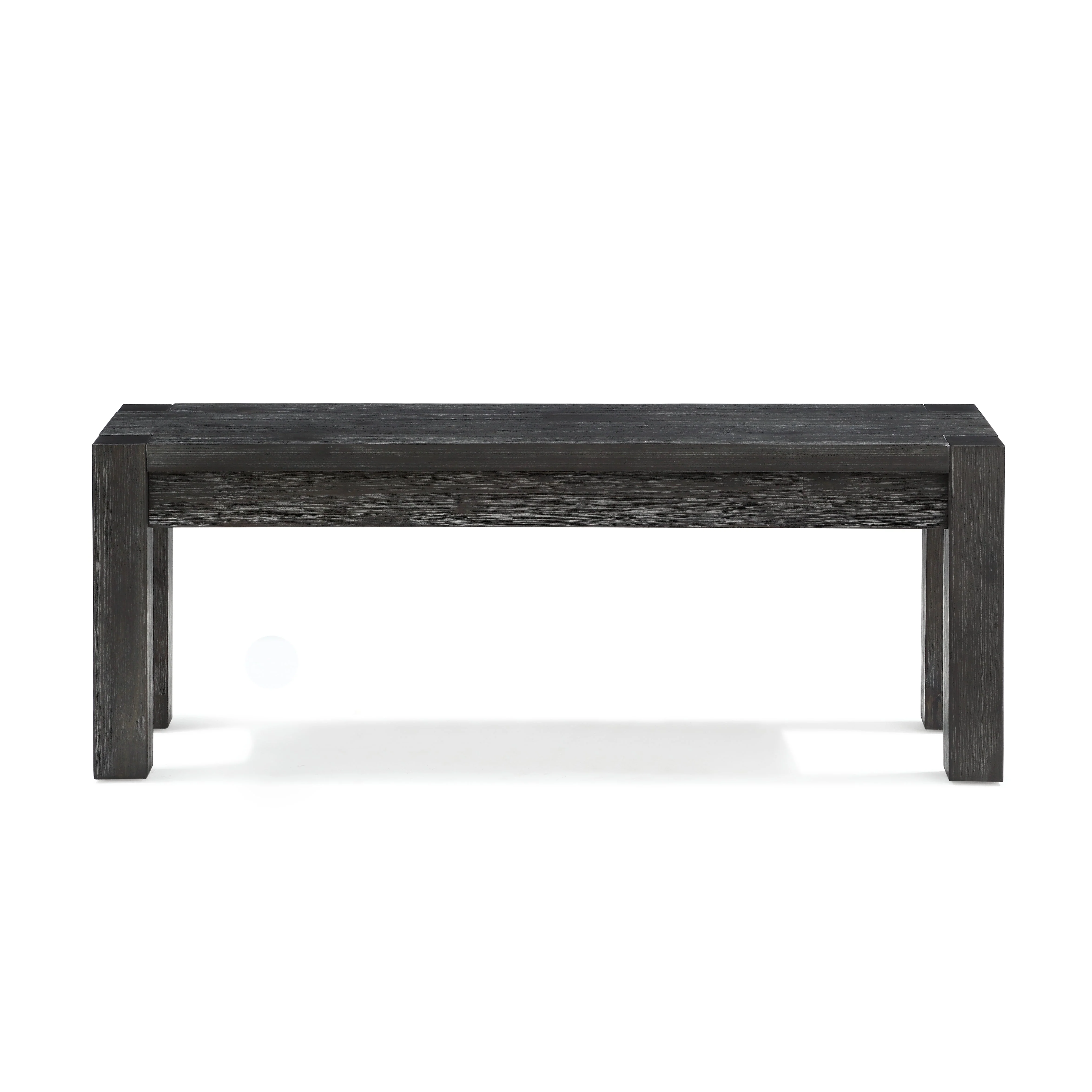 Meadow Solid Wood Bench in Graphite - Image 4