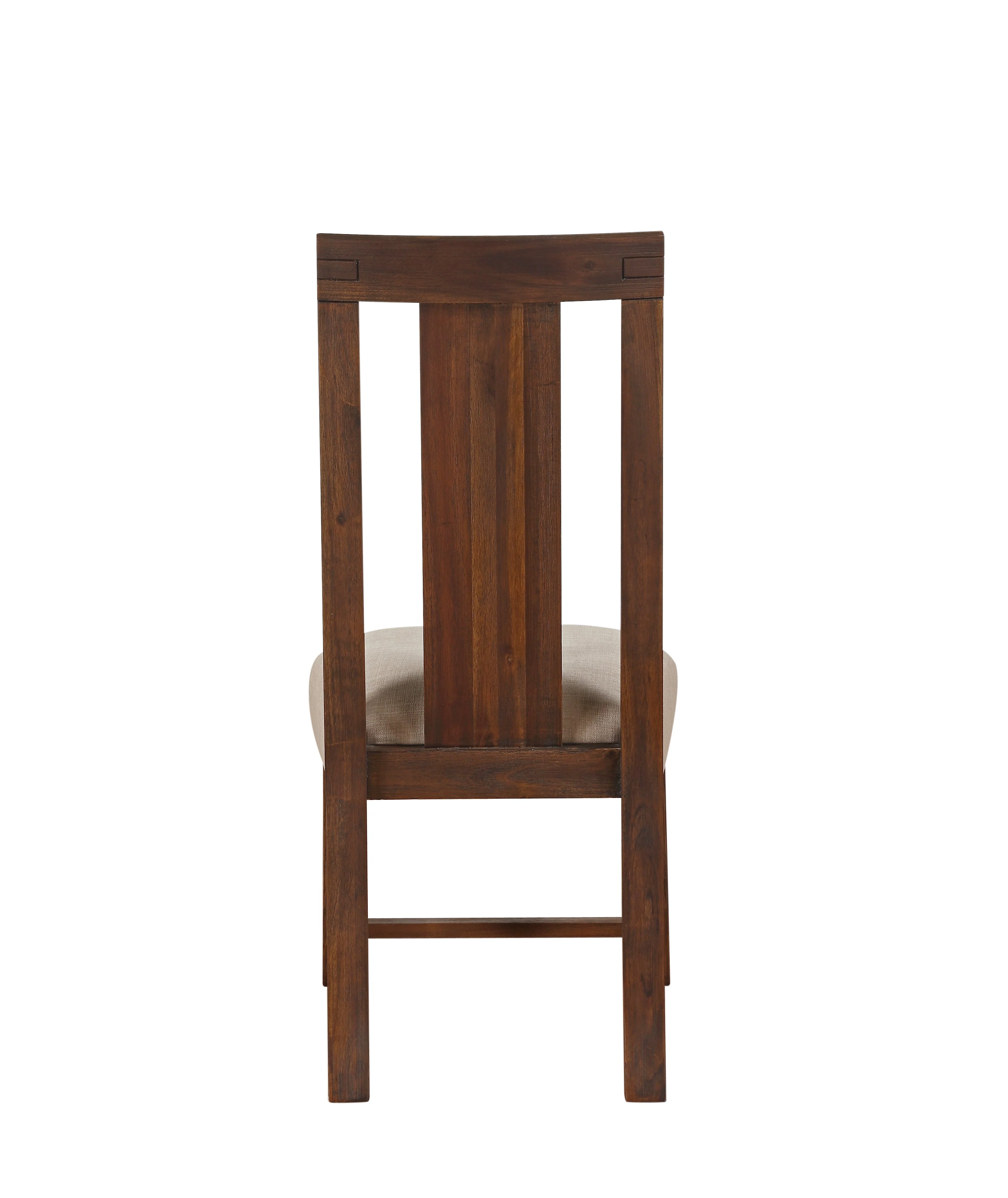 Meadow Solid Wood Upholstered Dining Chair in Brick Brown - Image 7