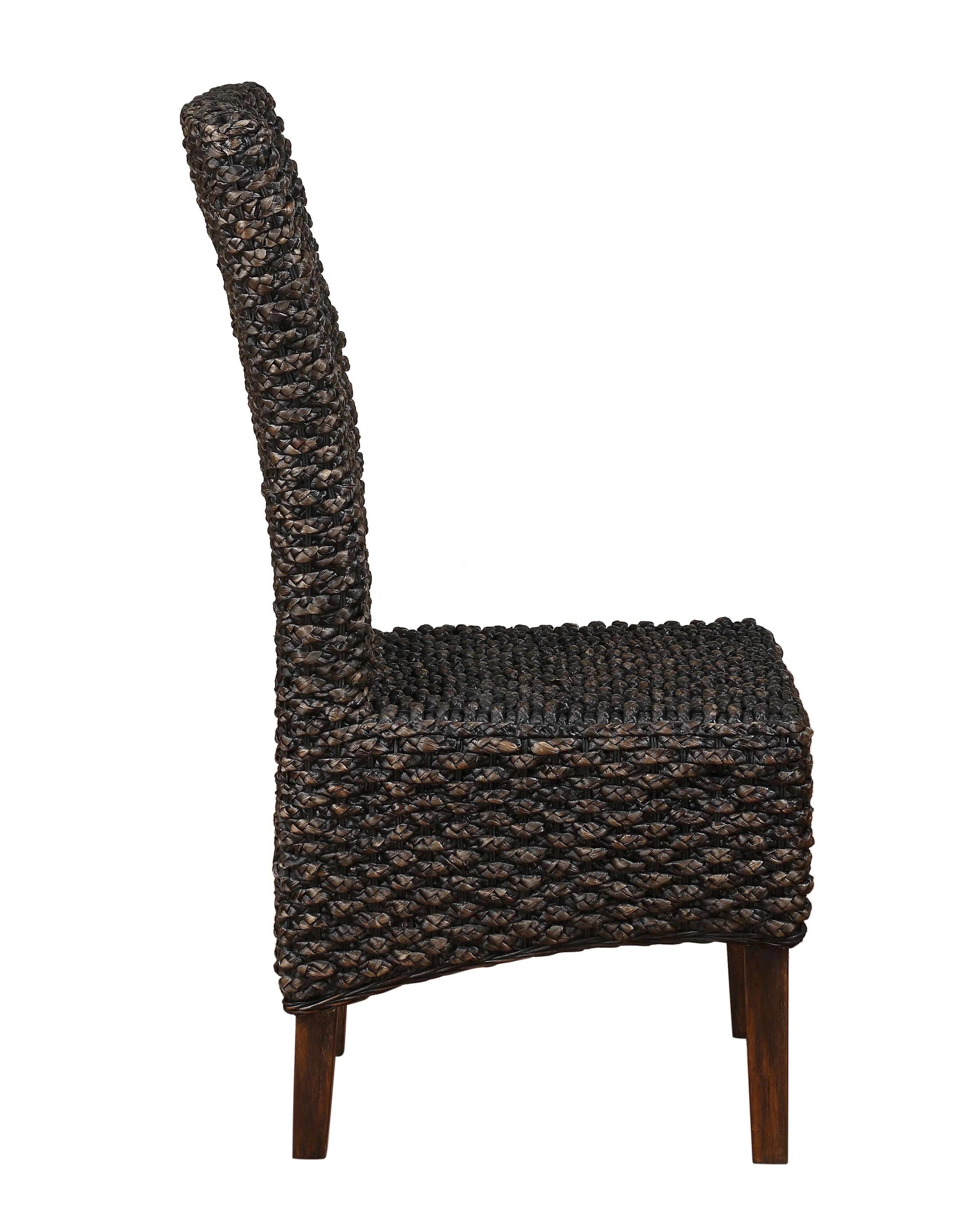 Meadow Wicker Dining Chair in Brick Brown (Set of 2) - Image 7