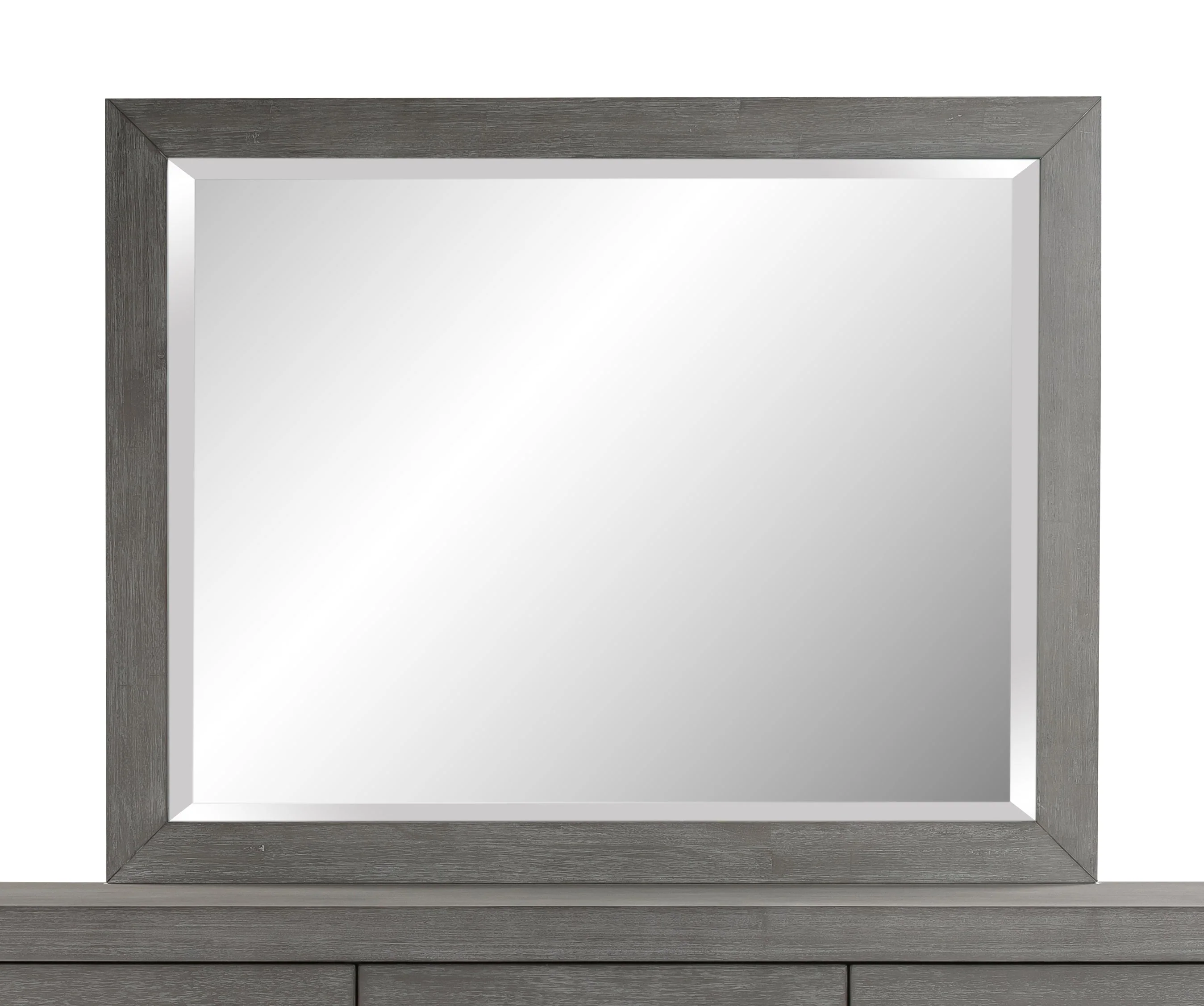 Melbourne Beveled Glass Mirror in Mineral - Image 3