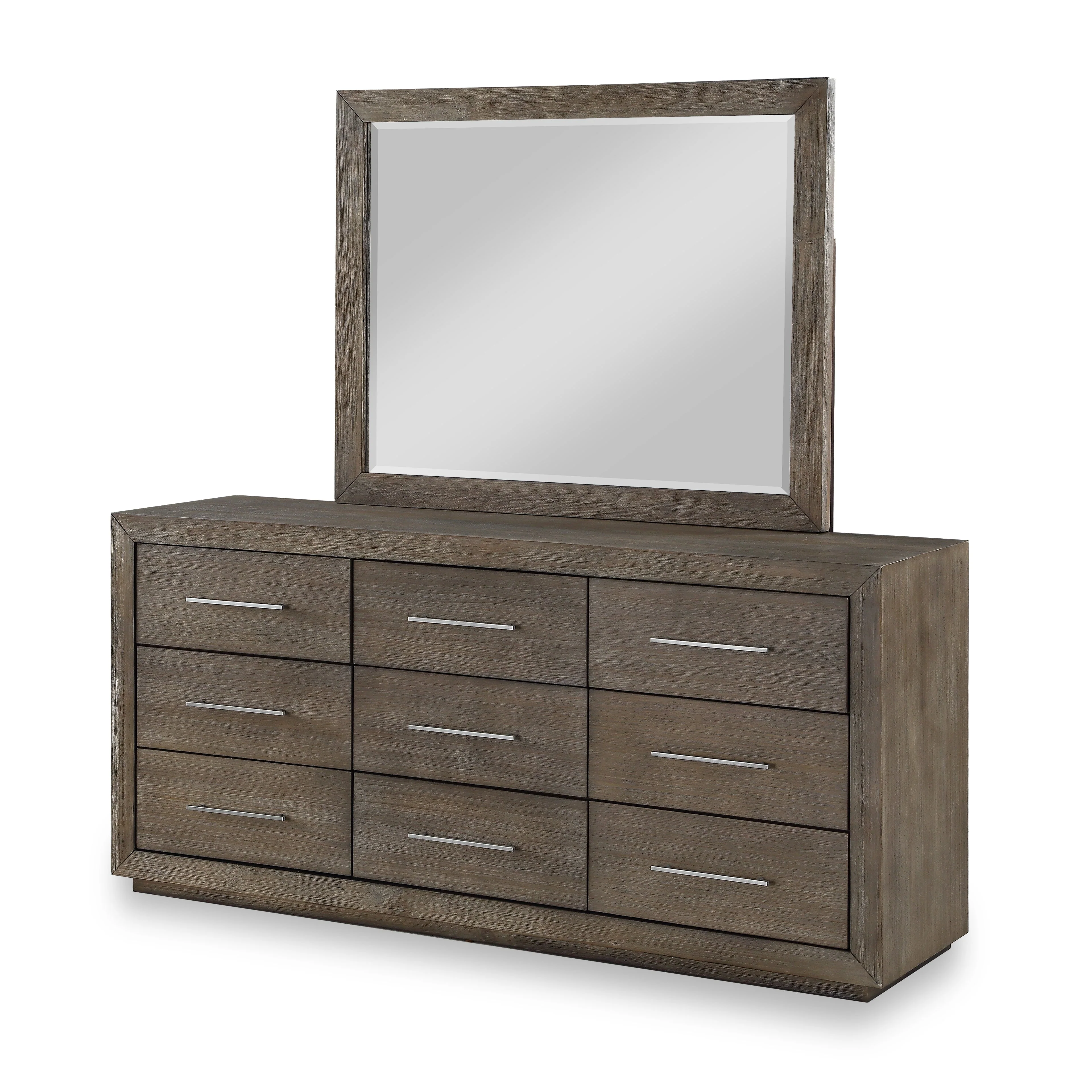 Melbourne Nine Drawer Dresser in Dark Pine - Image 8