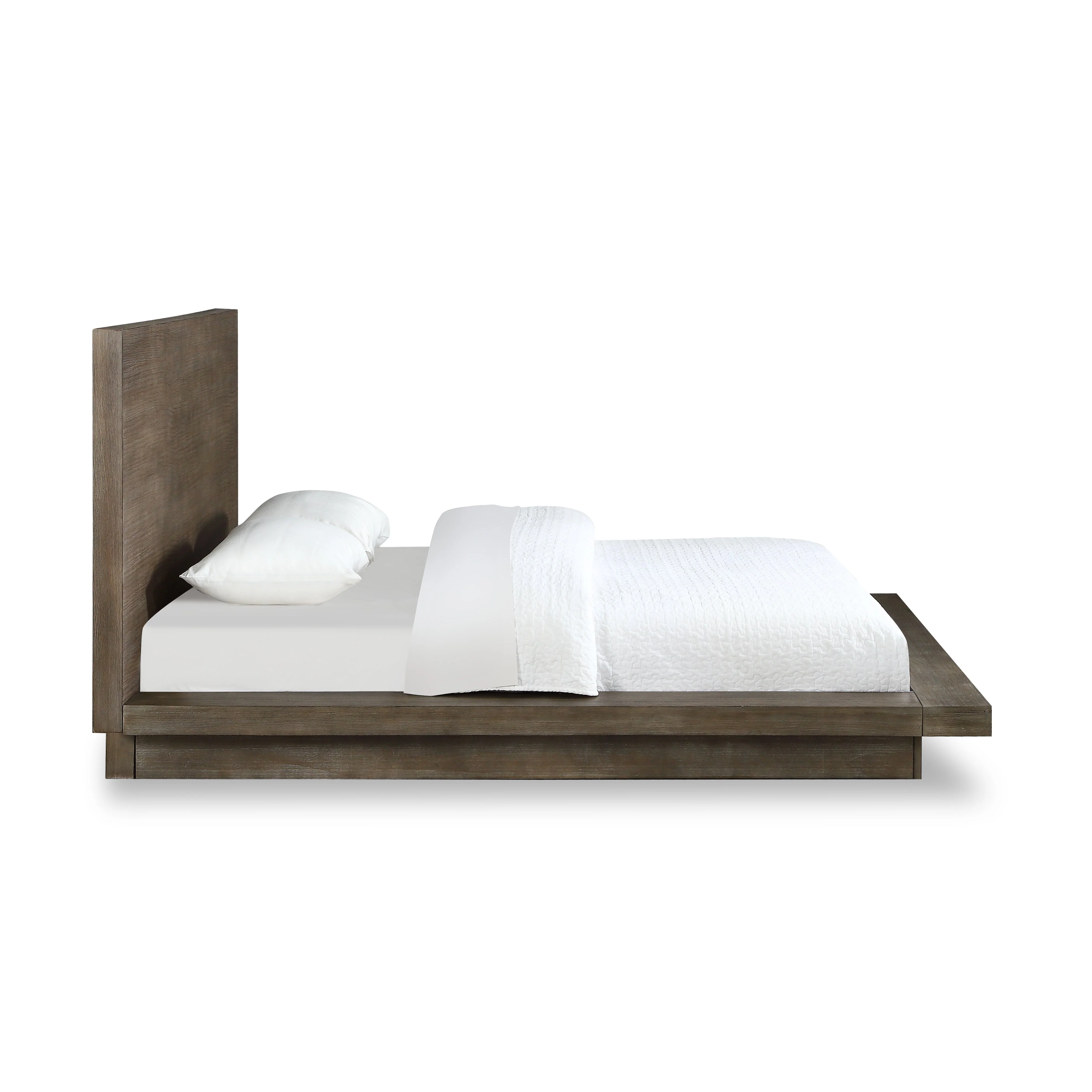 Melbourne Wood Eastern King Platform Bed in Dark Pine - Image 5