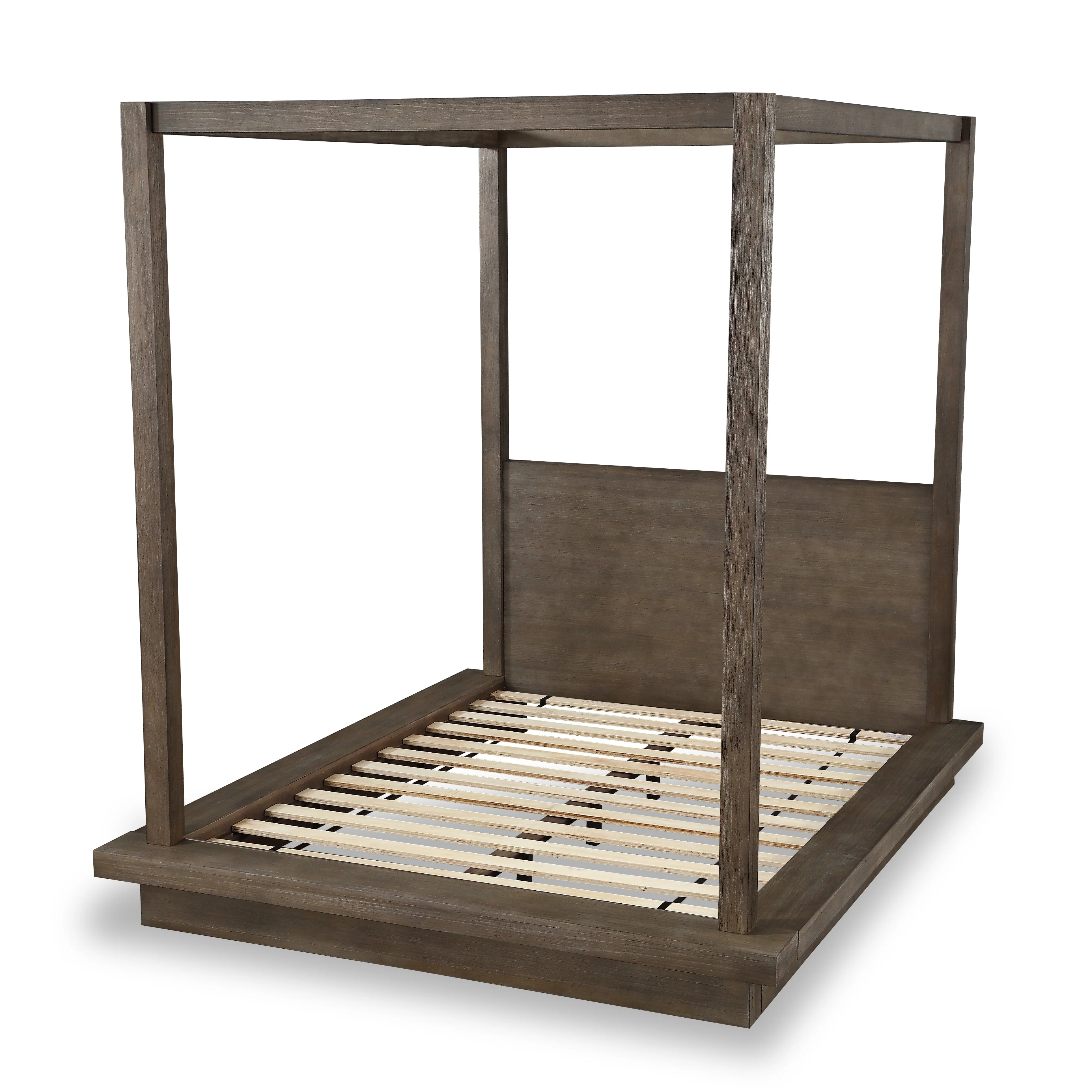 Melbourne Wood Queen Canopy Bed in Dark Pine - Image 7