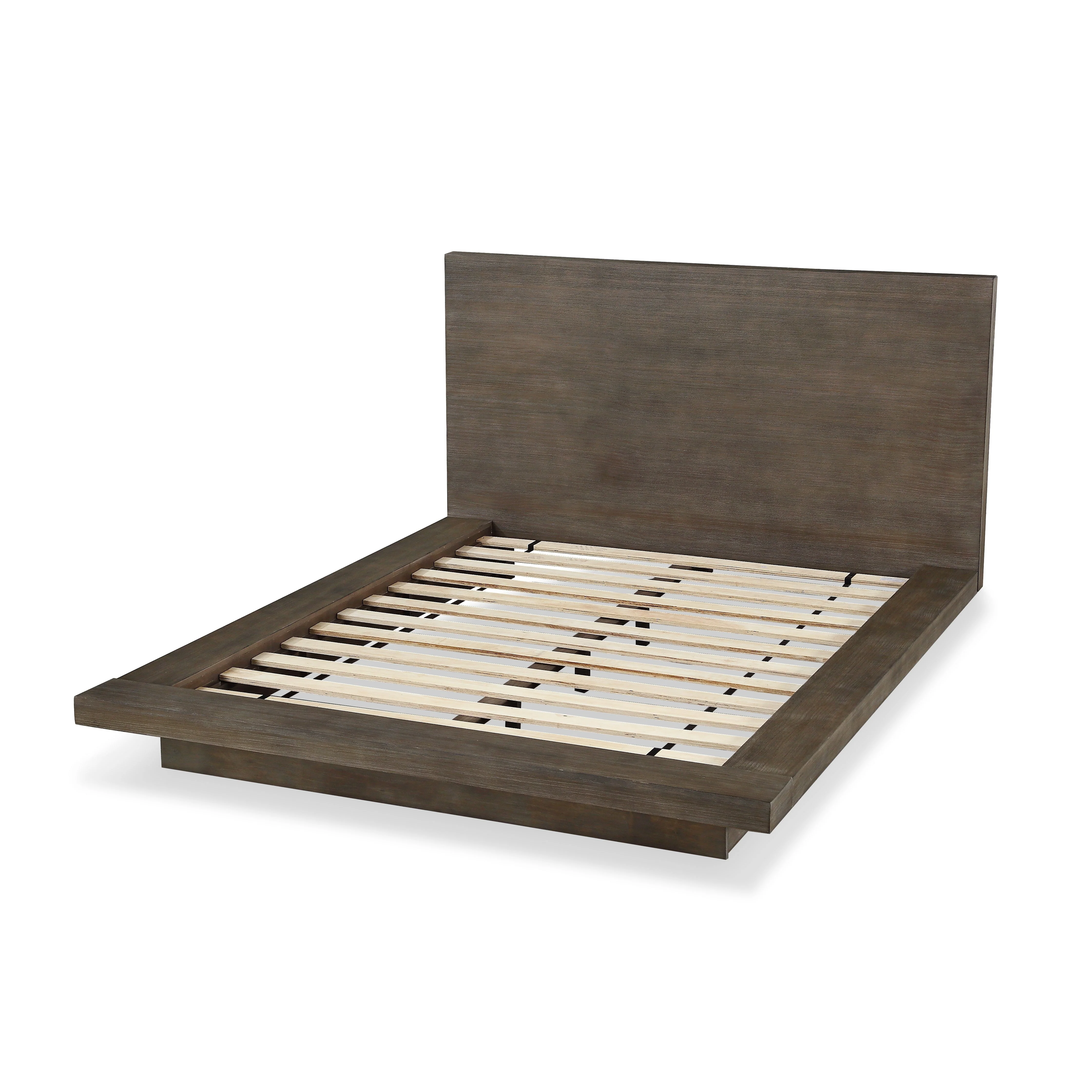 Melbourne Wood Queen Platform Bed in Dark Pine - Image 6