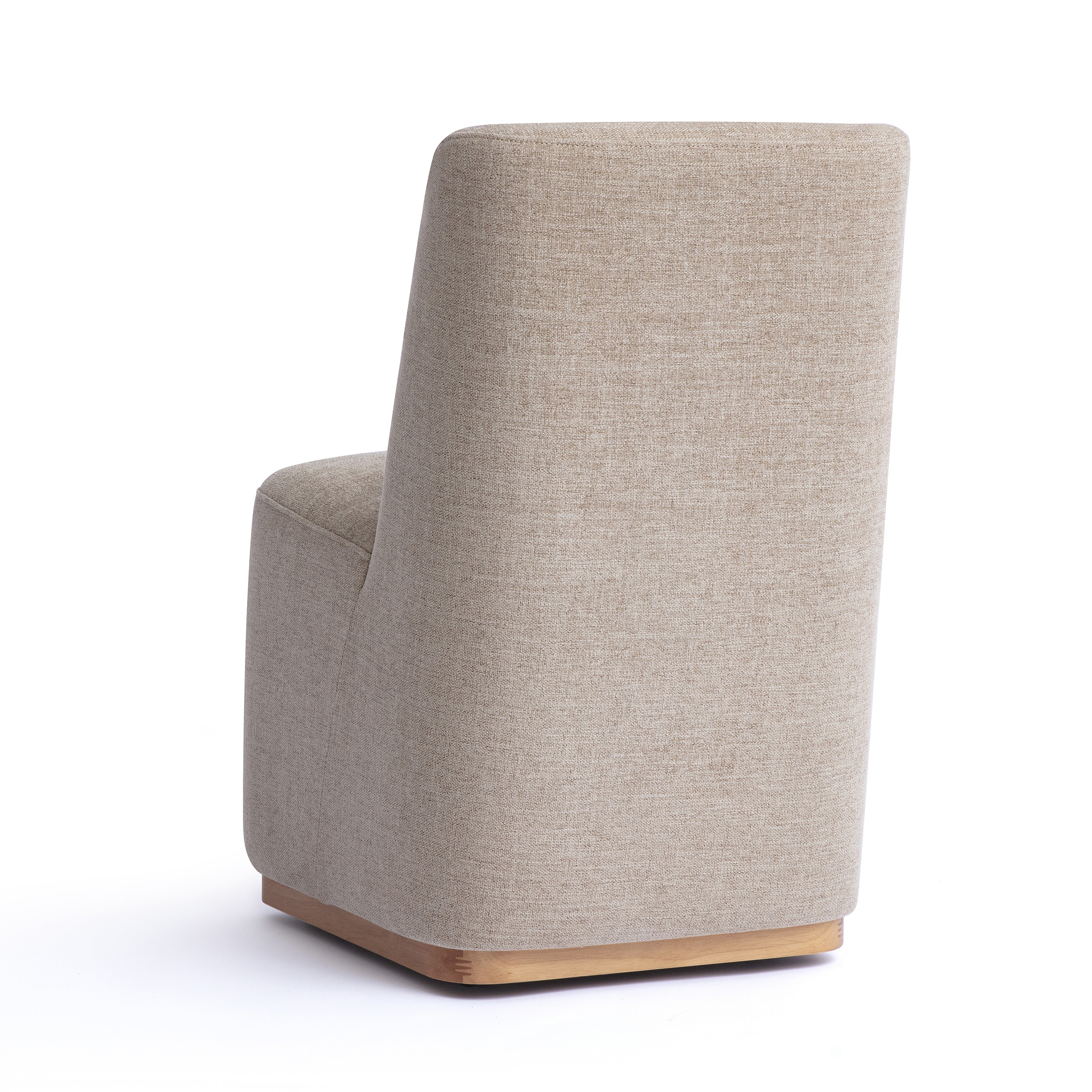 Melissa Performance Fabric Rolling Dining Chair - Image 10
