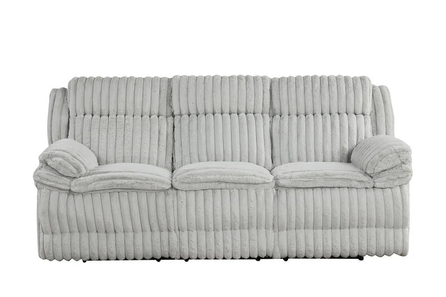 Mellow Grey 3-Piece Reclining Living Room Set - Image 4