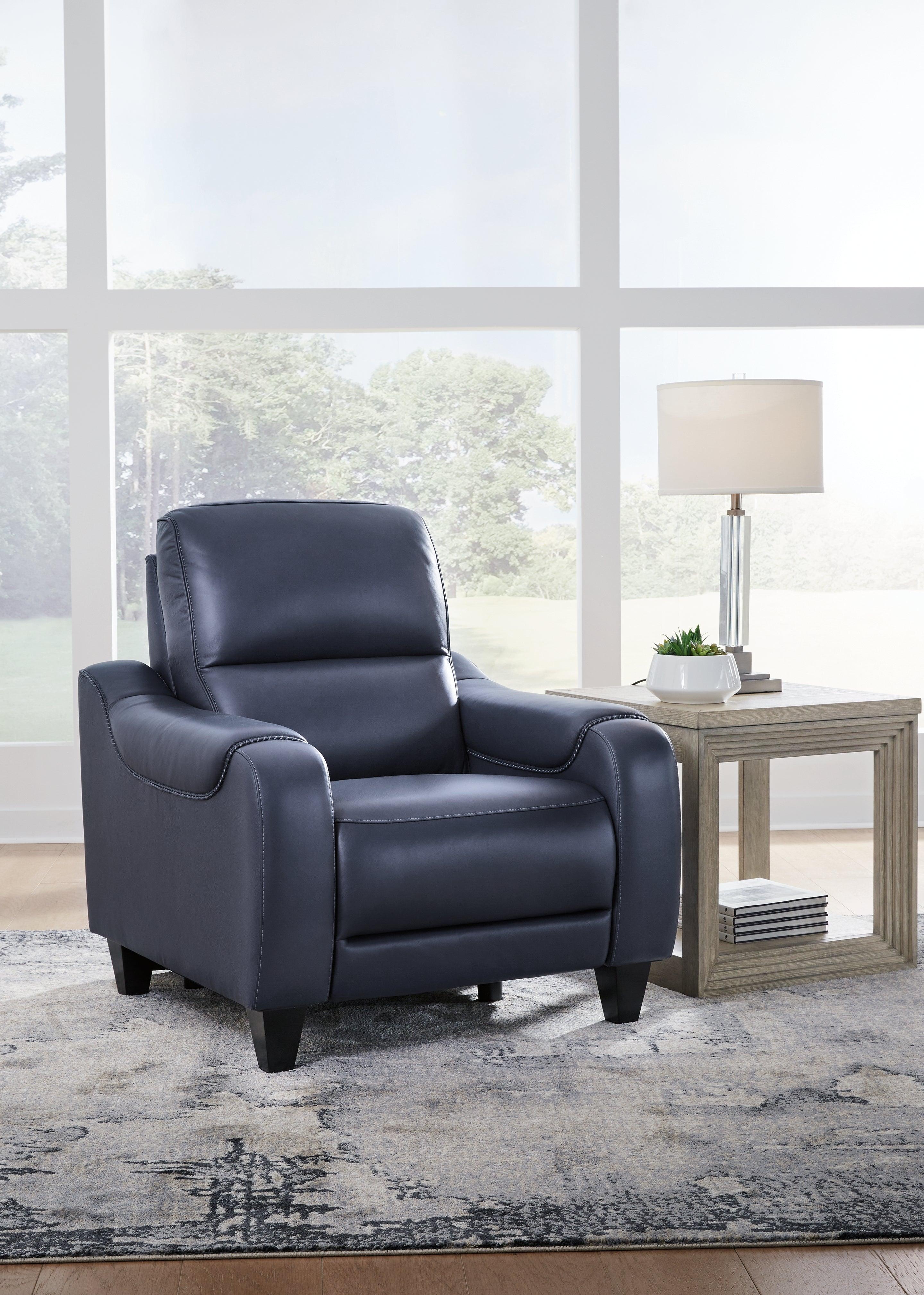 Mercomatic Ocean Dual Power Leather Recliner - Image 10