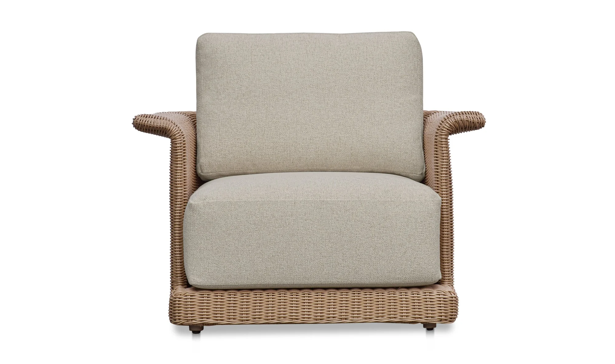 Meredith Outdoor Accent Chair Beige - Image 2