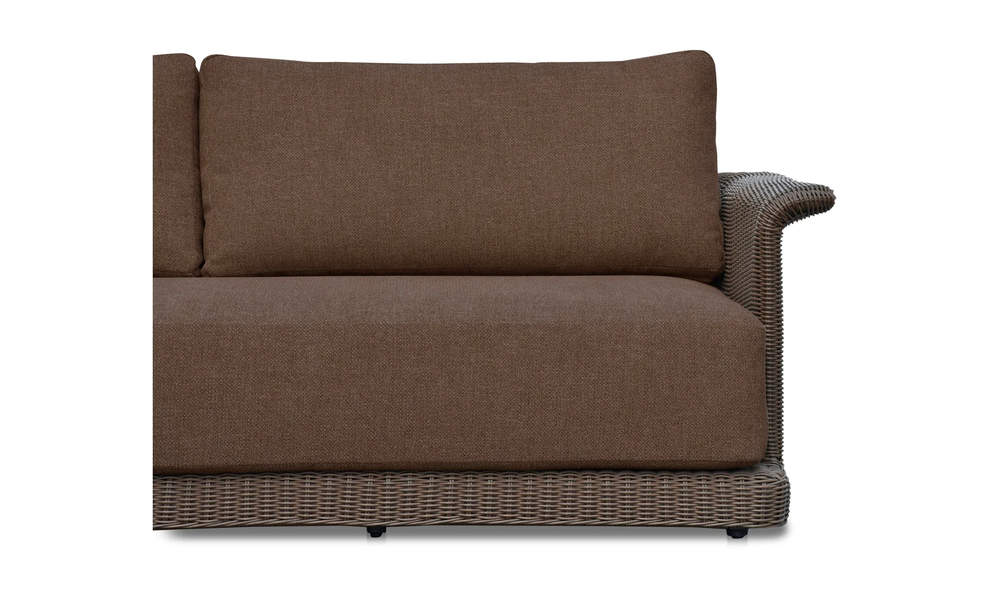 Meredith Outdoor Sofa Brown - Image 6