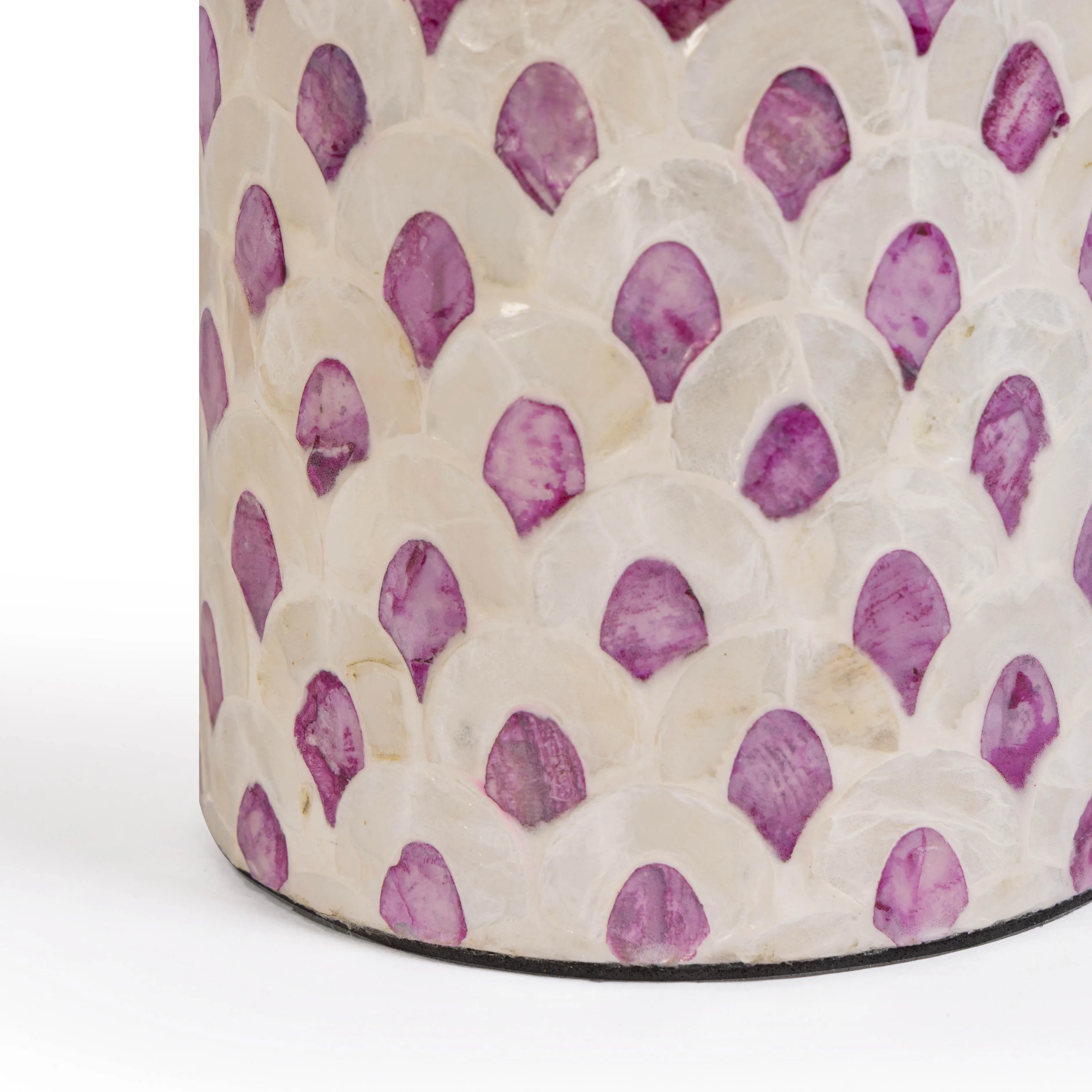 Merlot White Capiz Shell Table Lamp - Image 4