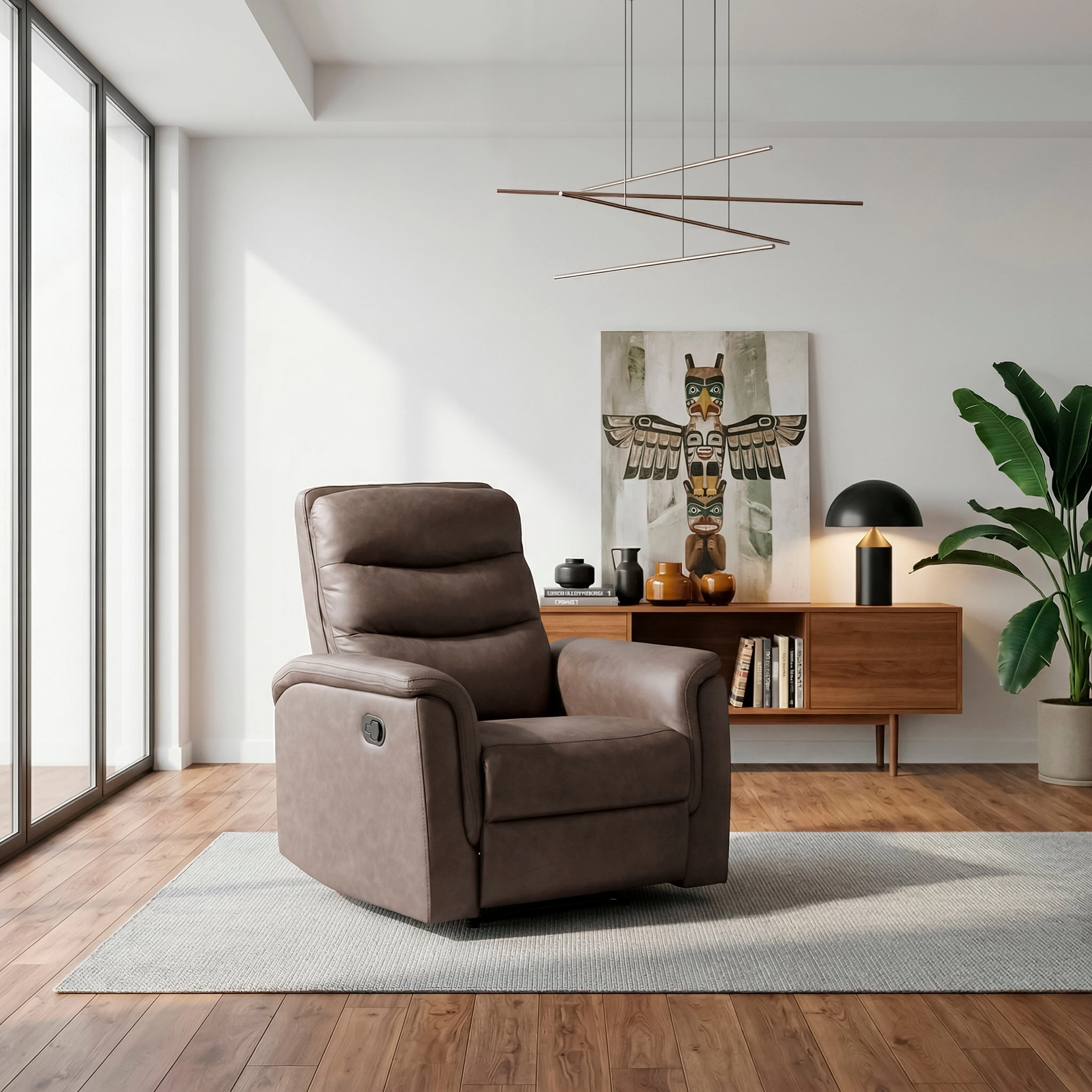 Metric Brown Reclining Chair - Image 16