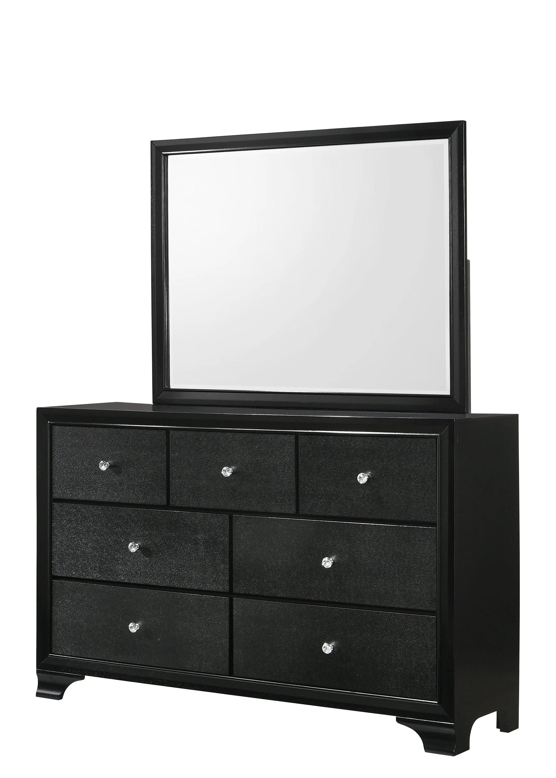 Micah Black LED Upholstered Panel Youth Bedroom Set - Image 4