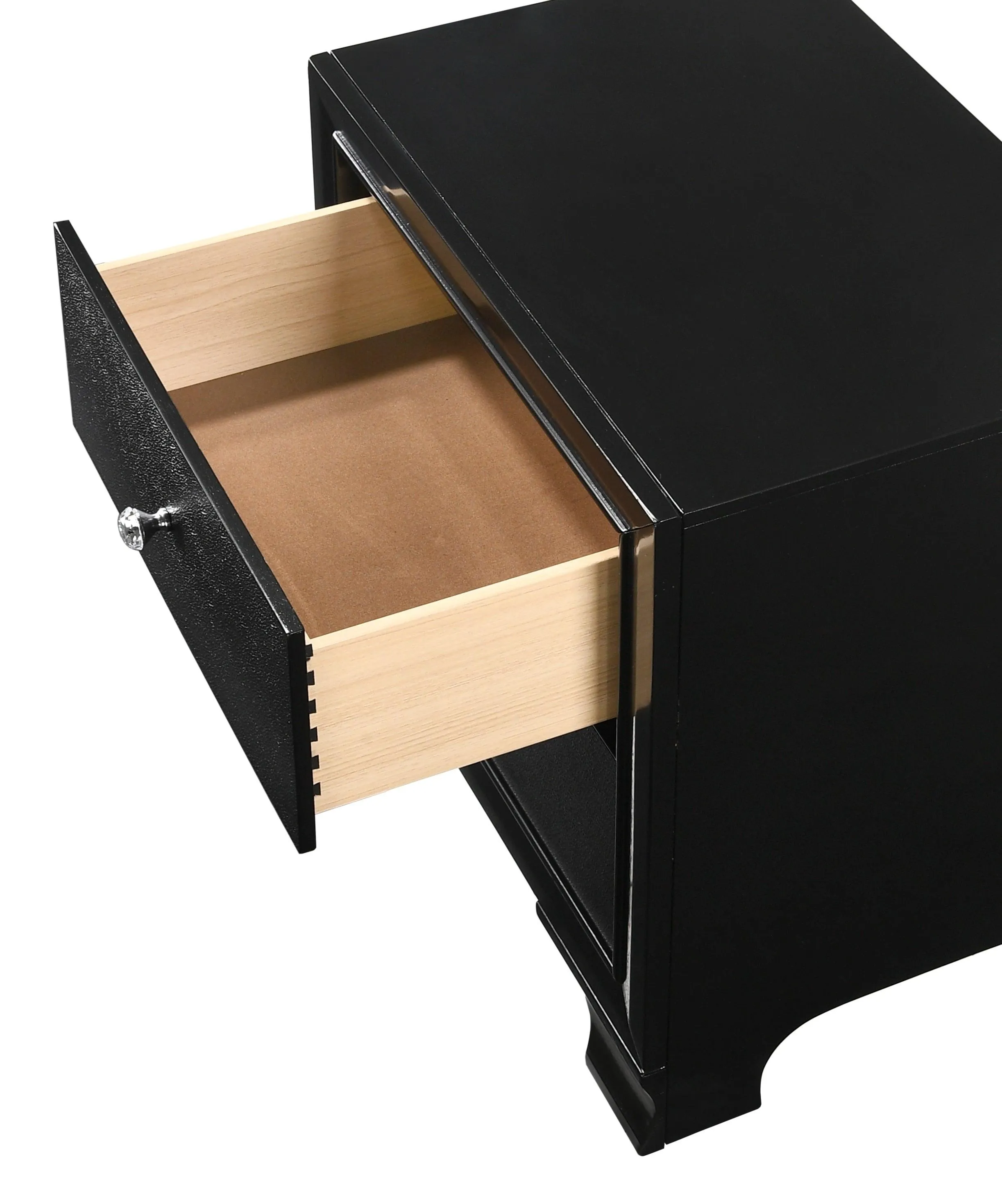Micah Black Nightstand - Image 3