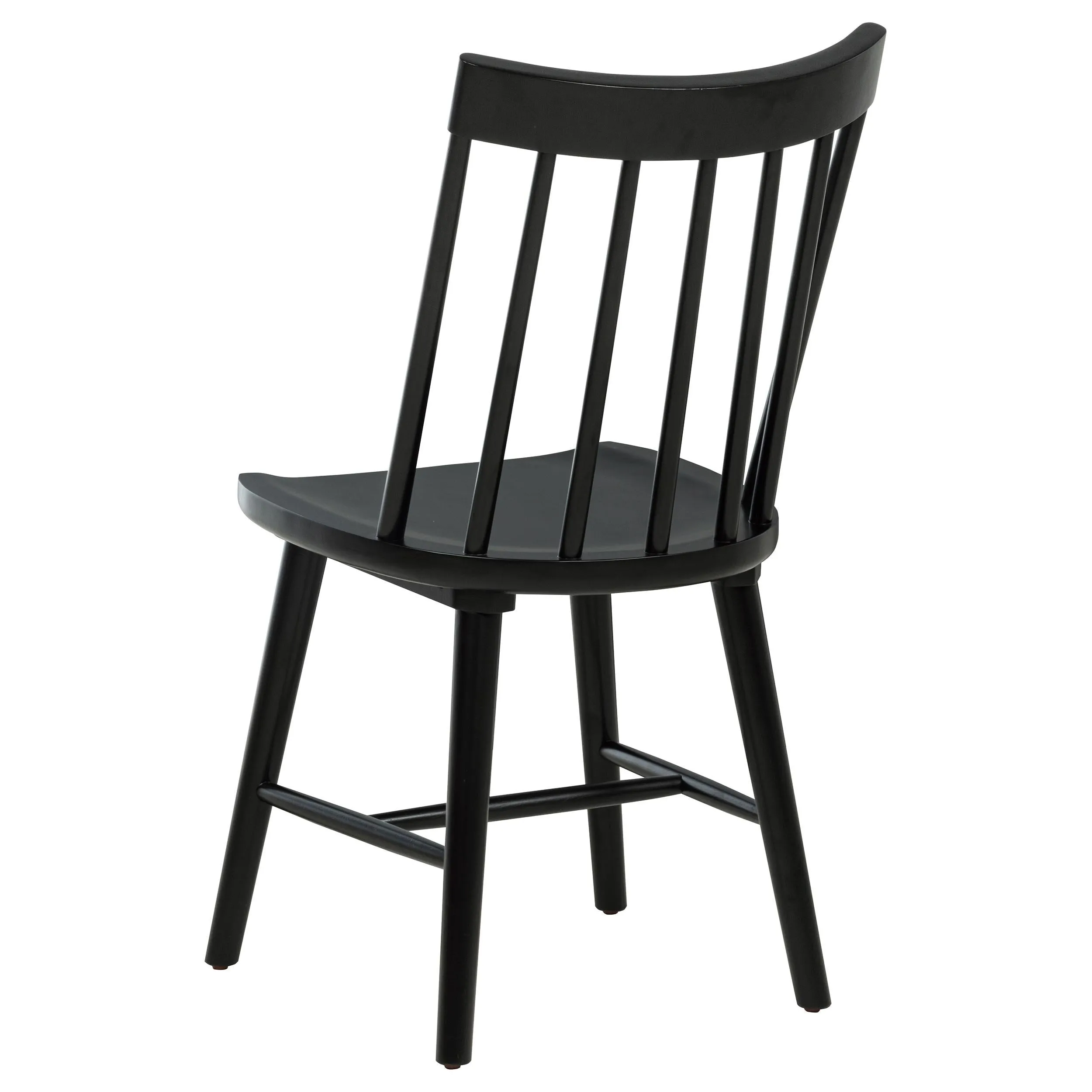 Middleton Black Solid Wood Dining Side Chair, Set of 2 - Image 7