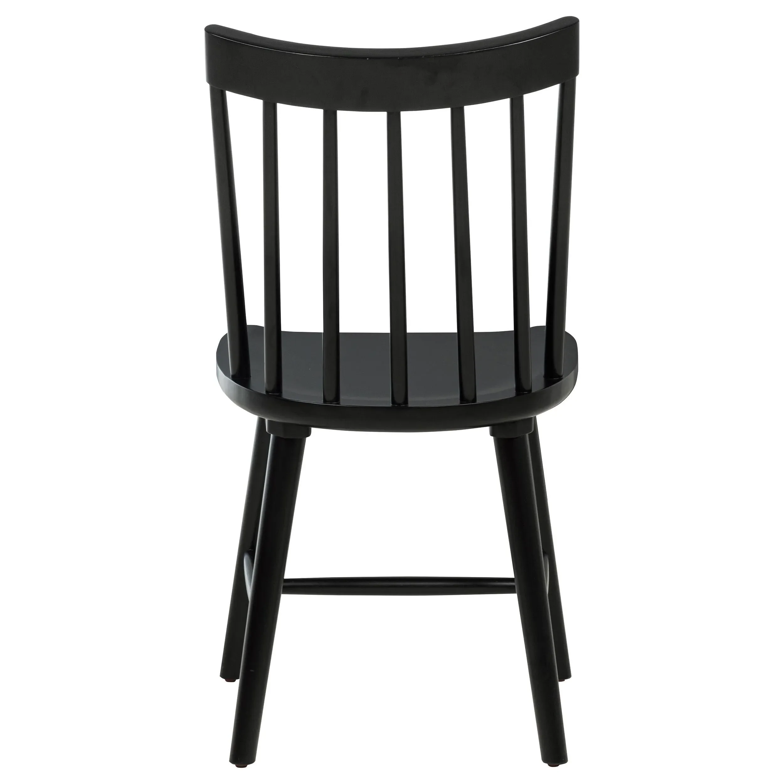Middleton Black Solid Wood Dining Side Chair, Set of 2 - Image 8