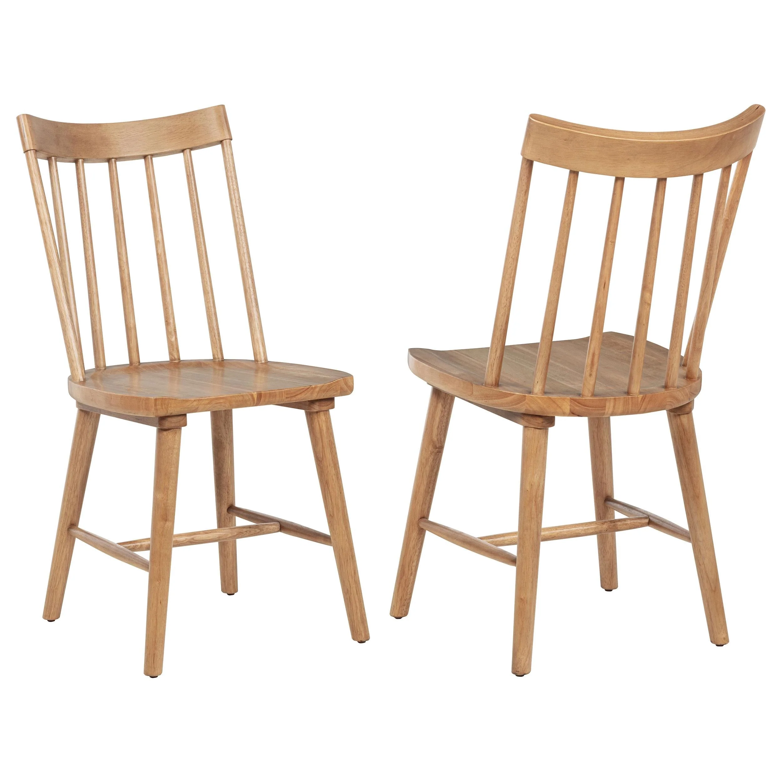 Middleton Brown Solid Wood Dining Side Chair, Set of 2
