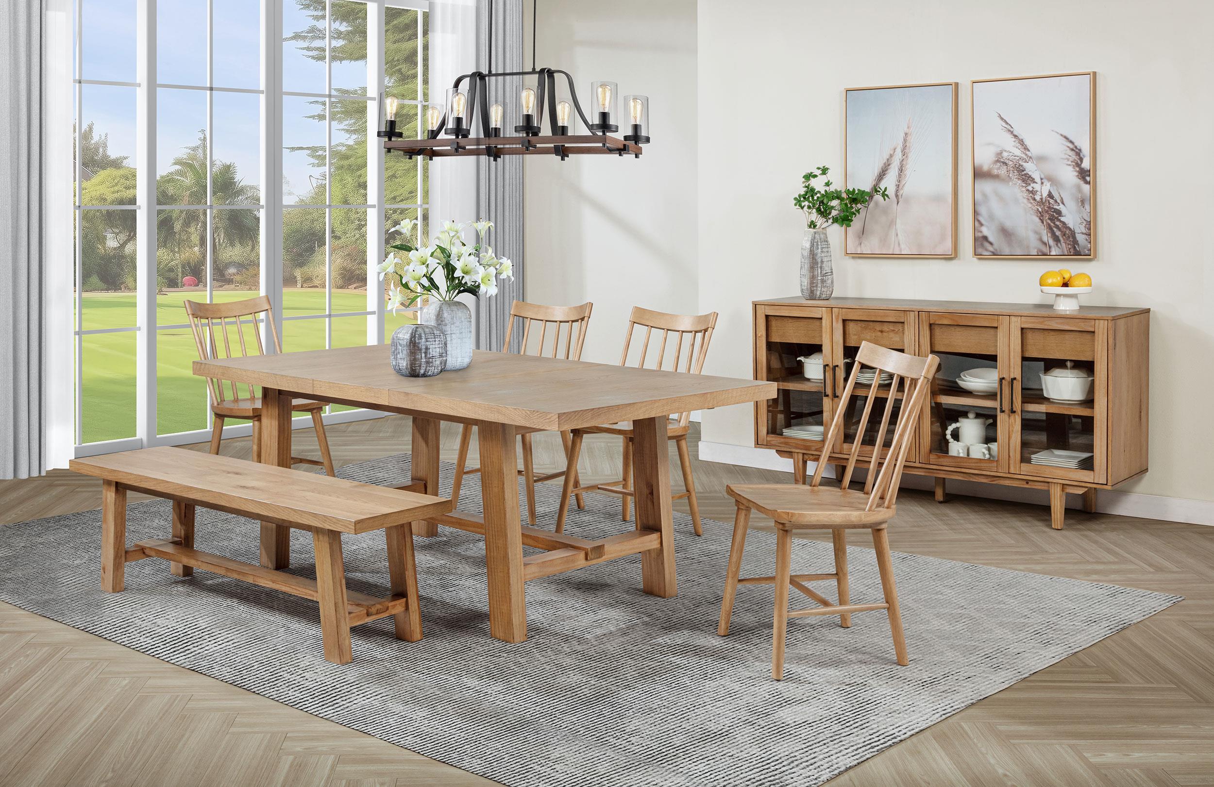 Middleton Brown Solid Wood Dining Side Chair, Set of 2 - Image 12