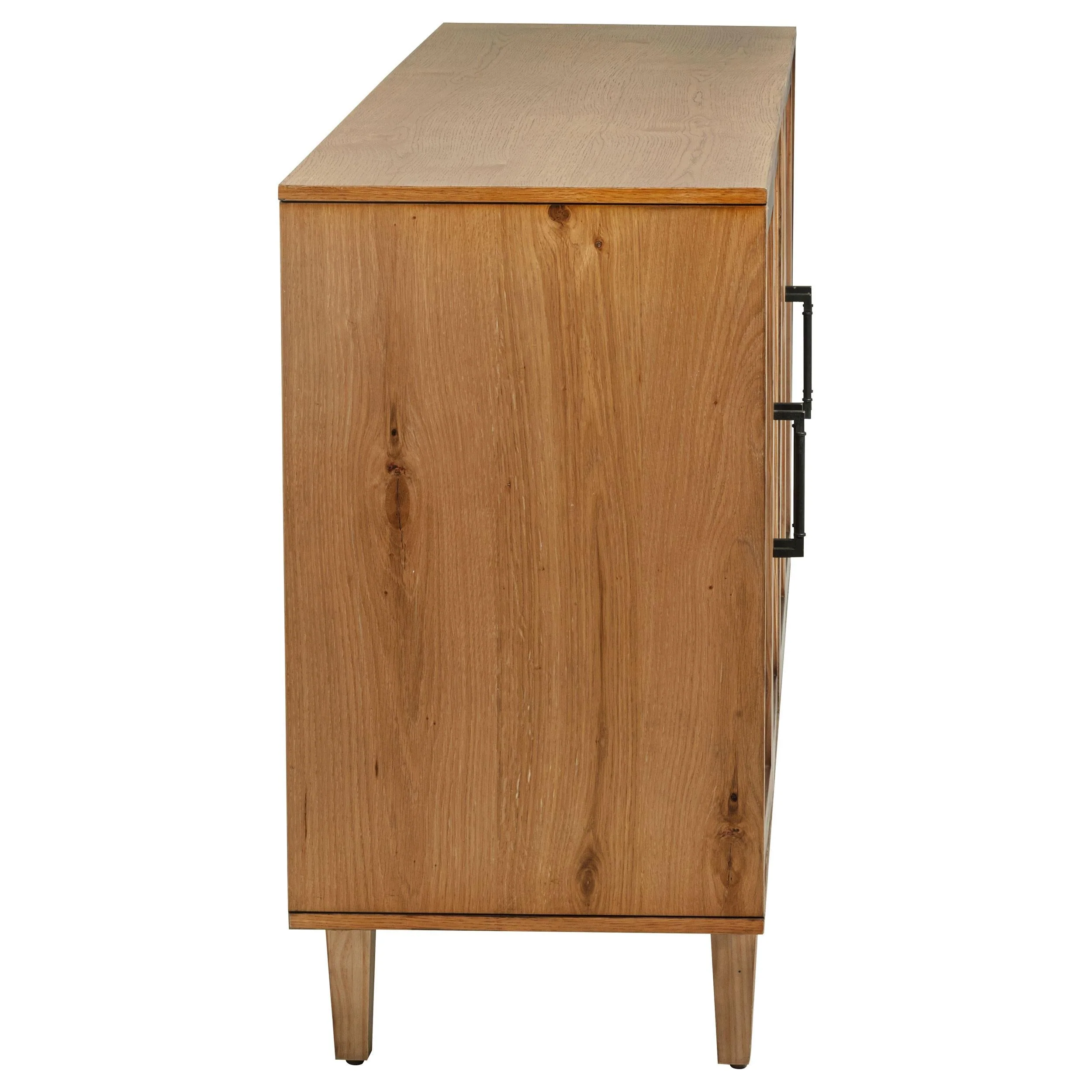 Middleton Natural 4-Door Sideboard with Dual Drawers - Image 10