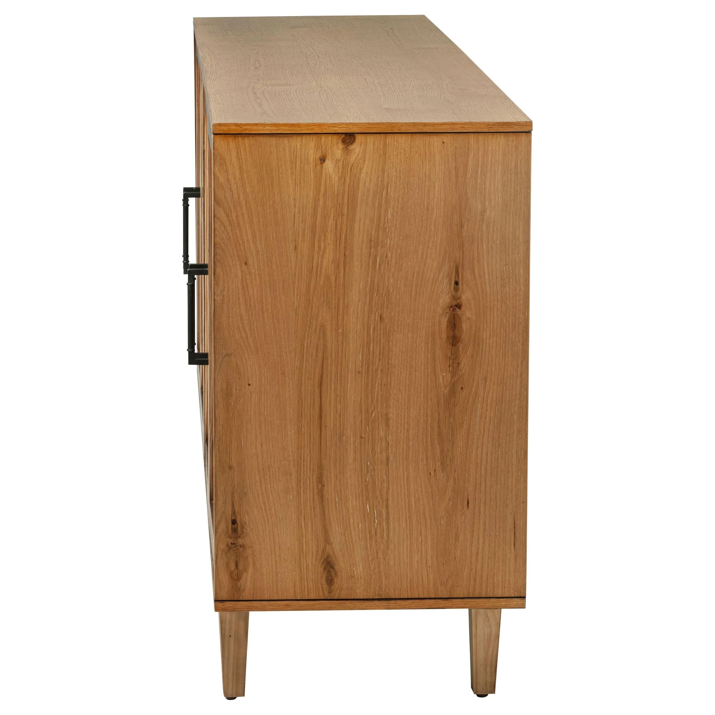 Middleton Natural 4-Door Sideboard with Dual Drawers - Image 6