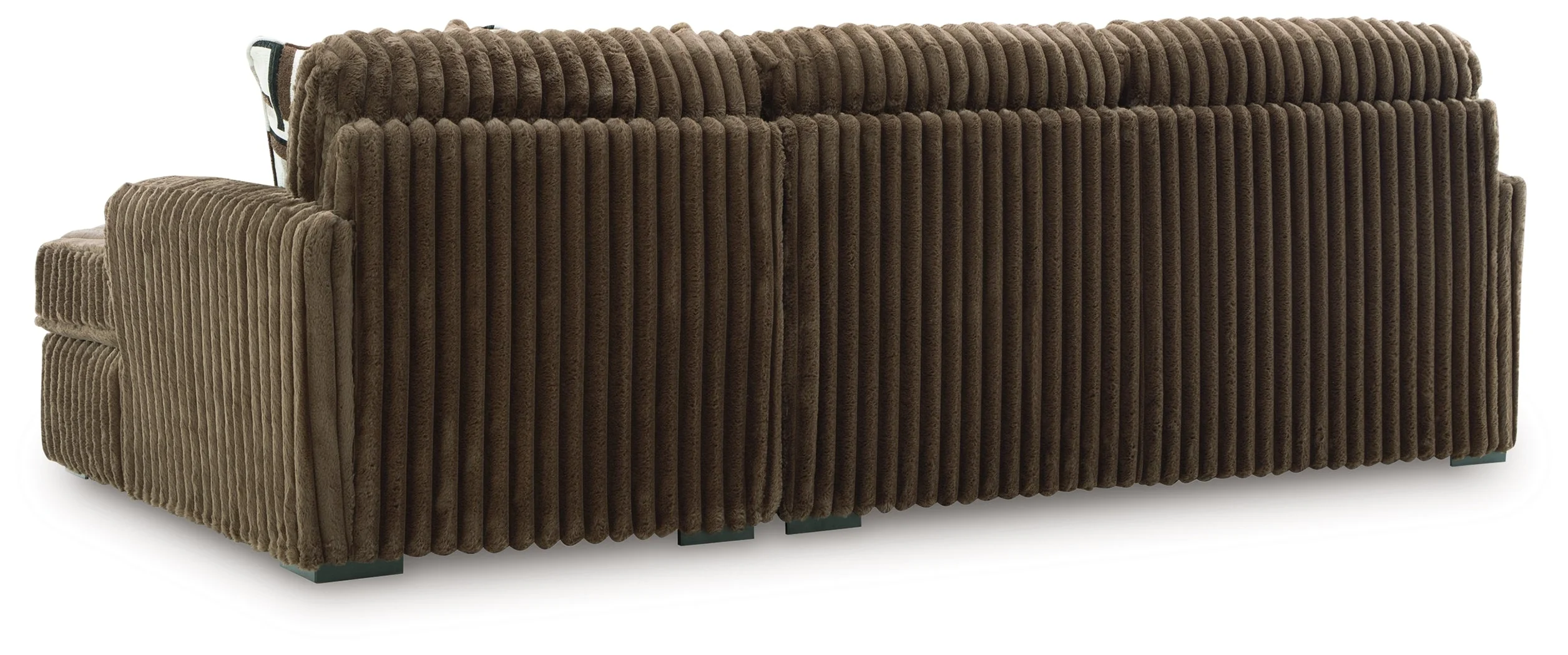 Midnight-Madness Chocolate 2-Piece Sectional Sofa with RAF Chaise - Image 4