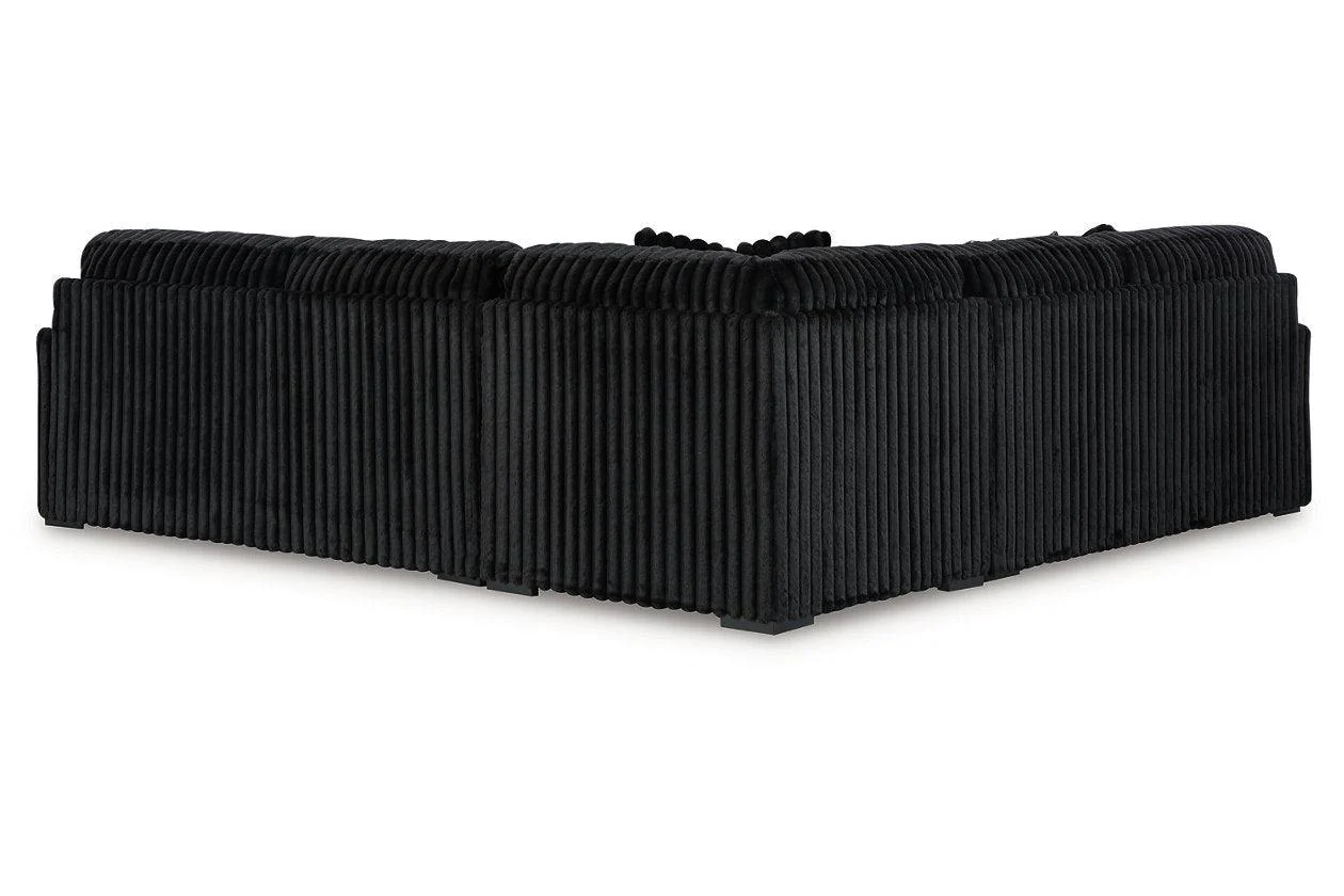 Midnight-Madness Onyx 3-Piece Sectional - Image 3