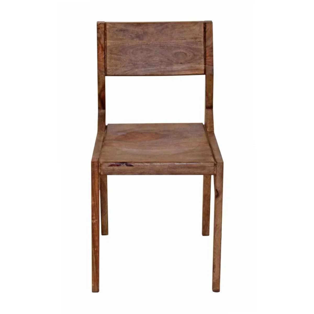 Miles Arlo Wood Dining Chair with Slanted Back in Brownstone, Set of 2 - Image 2