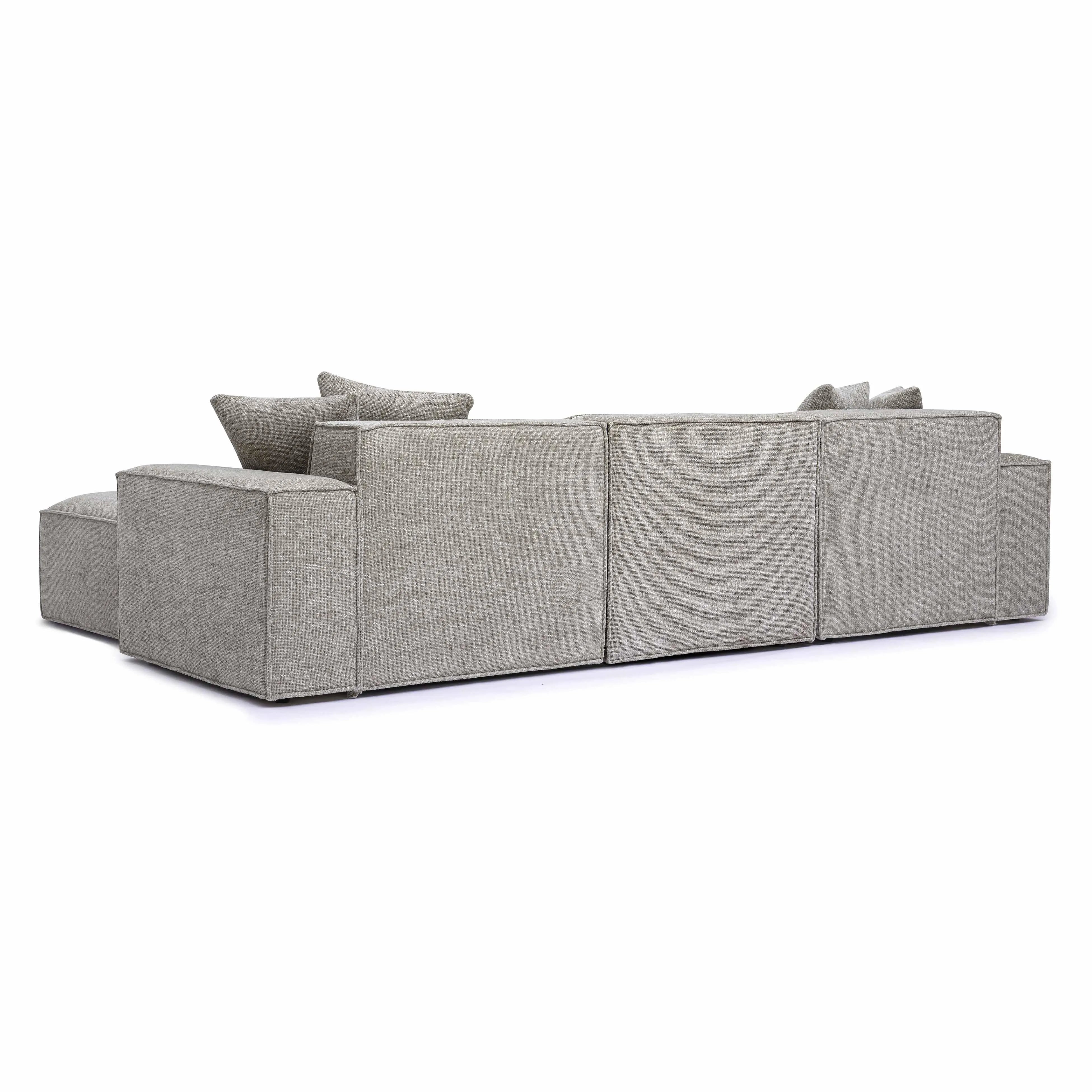 Mindy Chenille Basketweave Modular Sectional - Image 8