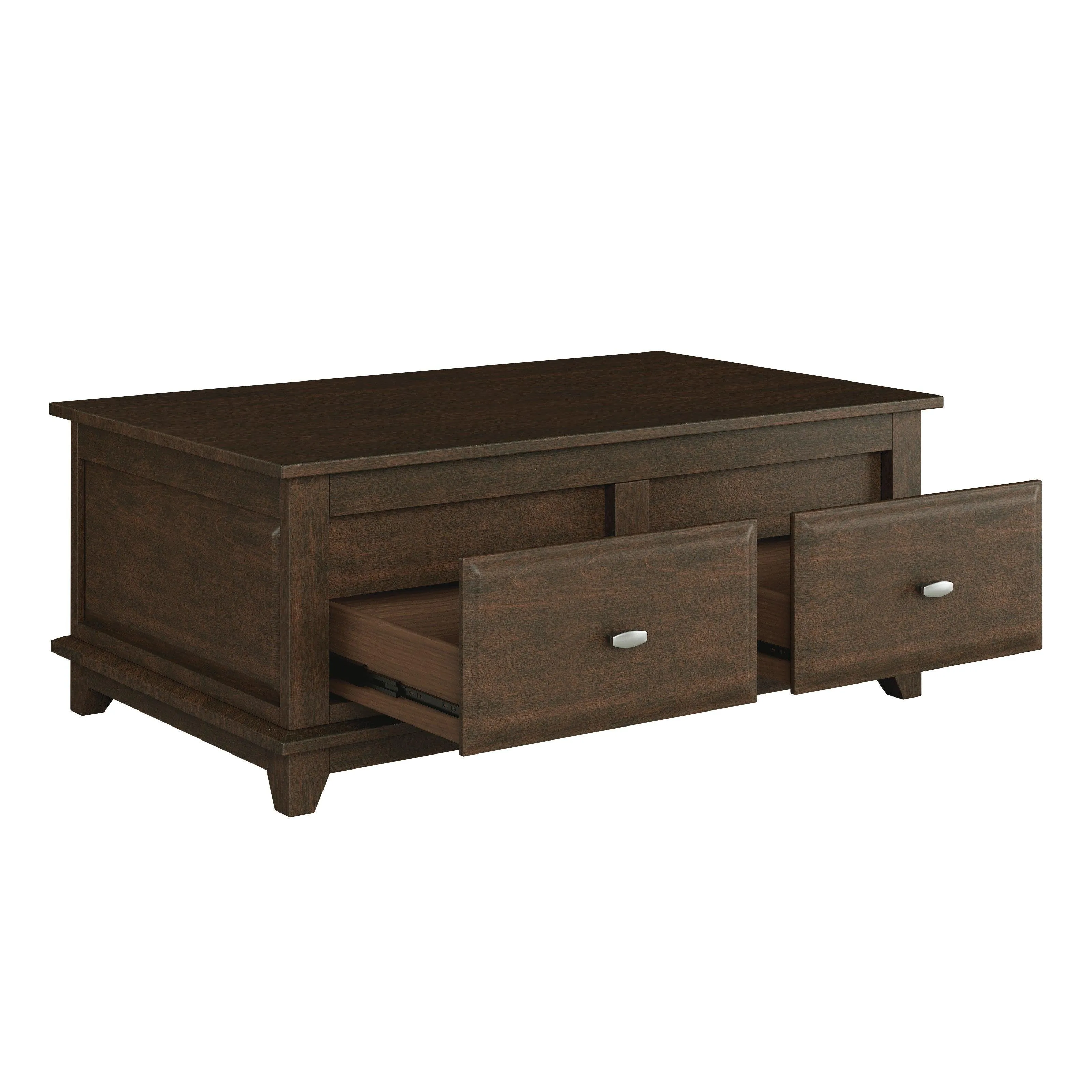 Minot Brown Cherry Lift Top Cocktail Table - Image 3