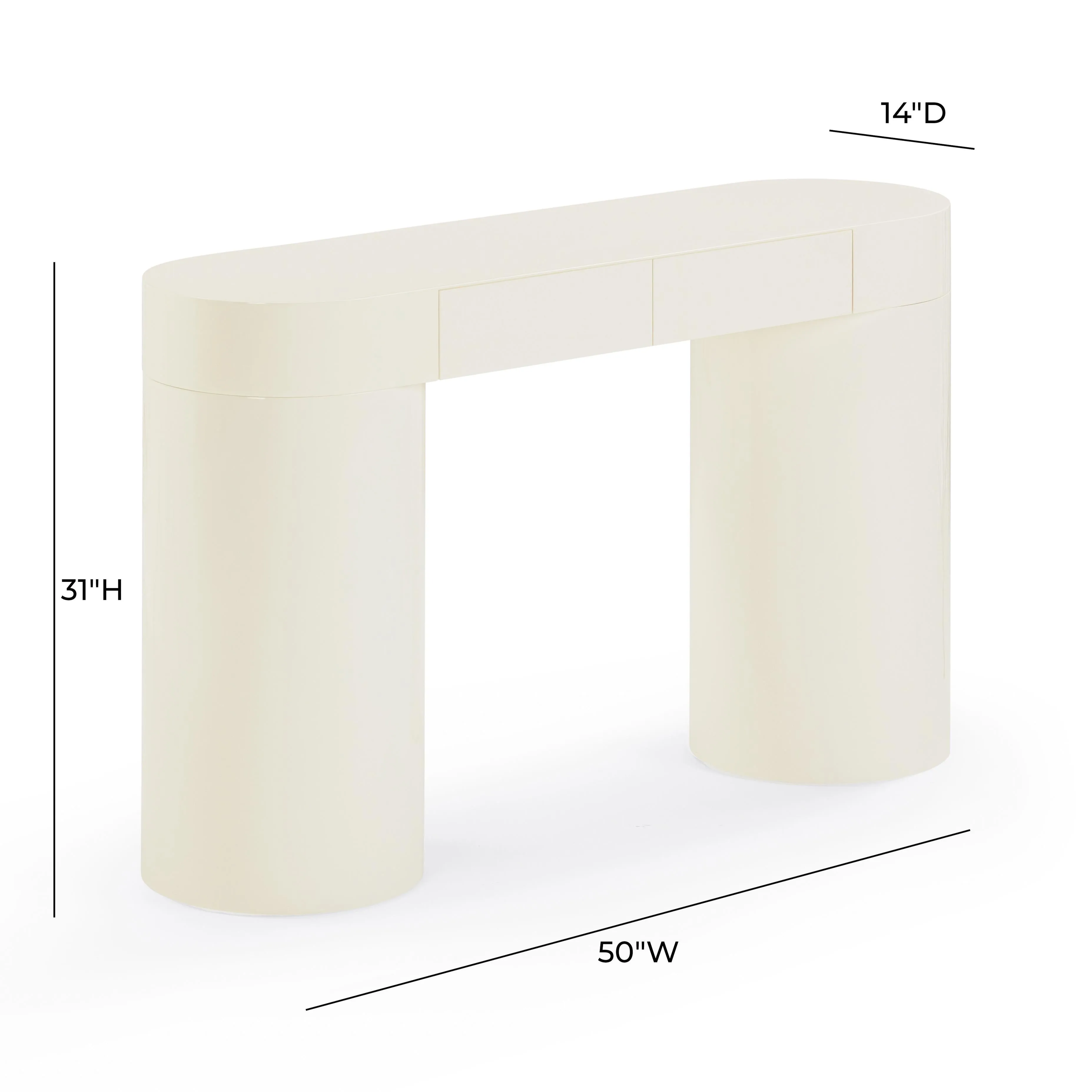 Mira High Gloss Console Table - Image 20