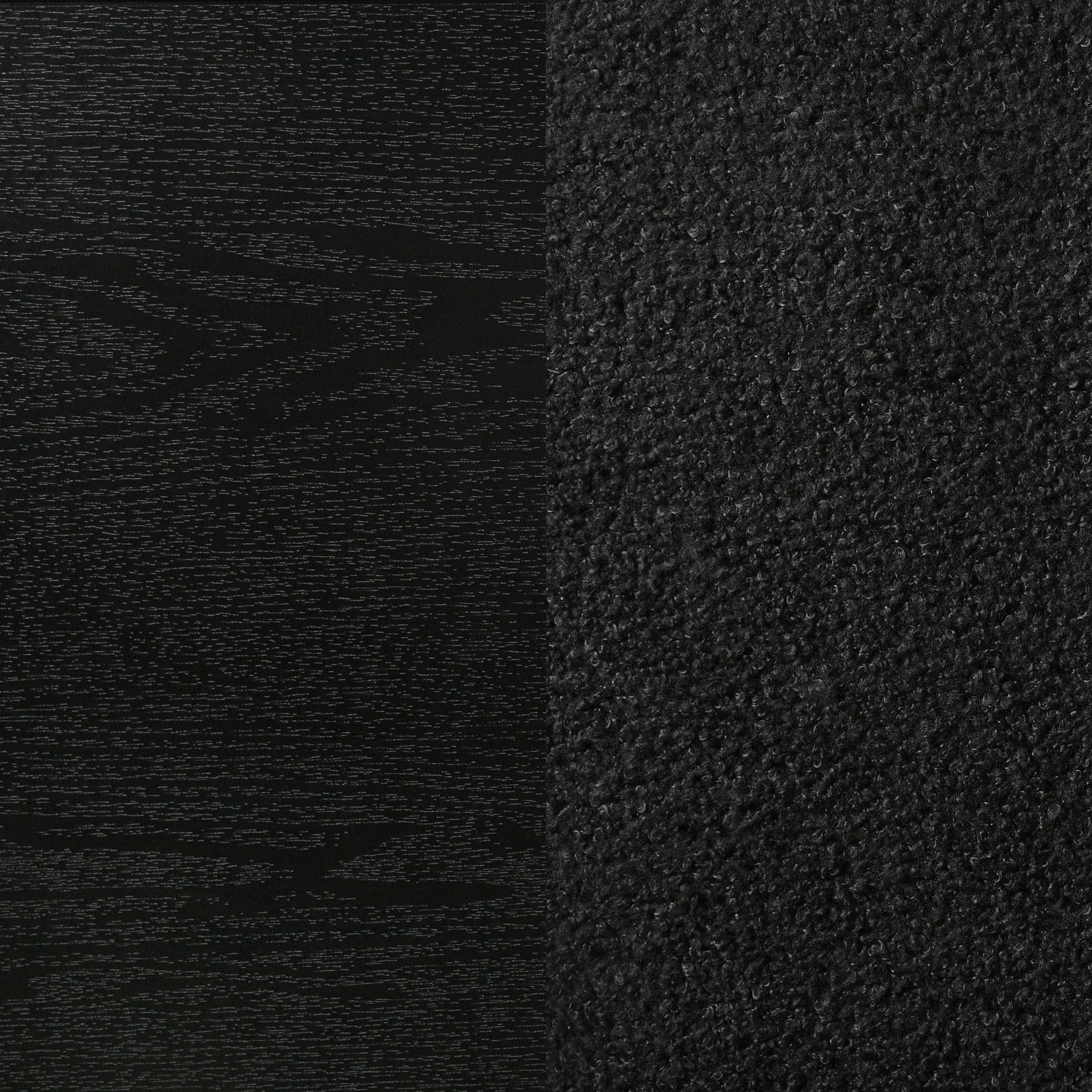Miranda 55-inch Upholstered California King Panel Bed Black - Image 8