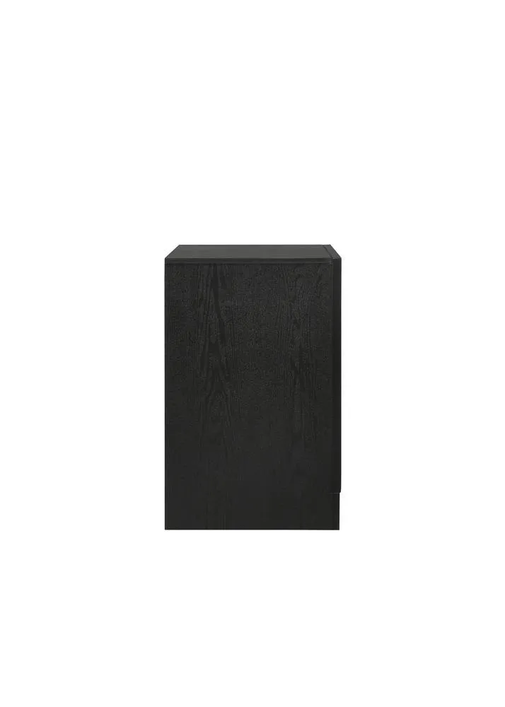 Miranda Black 2-Drawer Nightstand Tray - Image 9