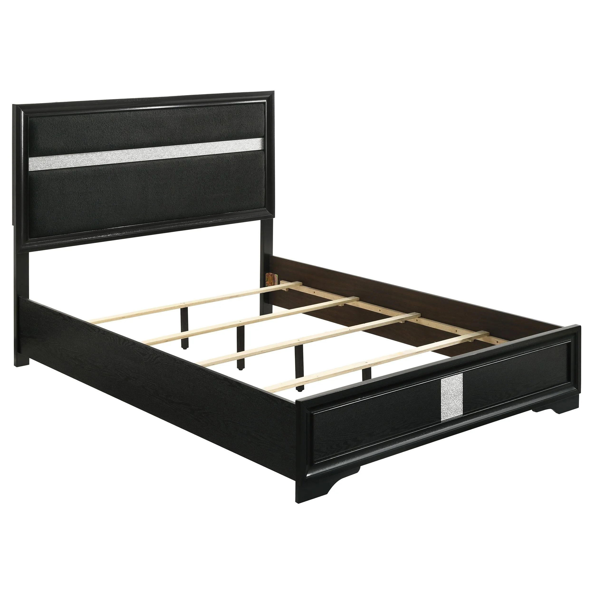 Miranda Black 5-Piece Queen Bedroom Set - Image 3