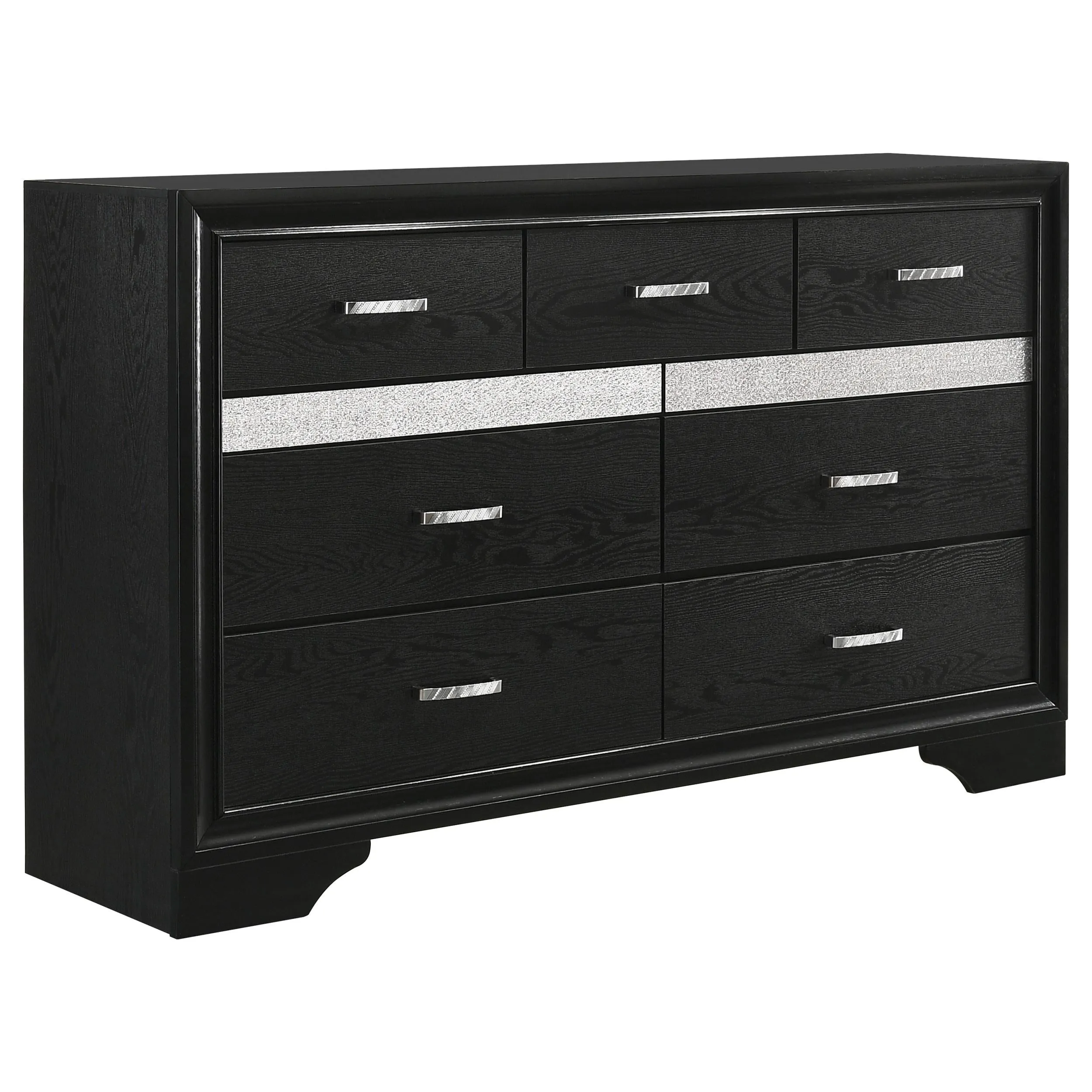 Miranda Black 5-Piece Queen Bedroom Set - Image 7