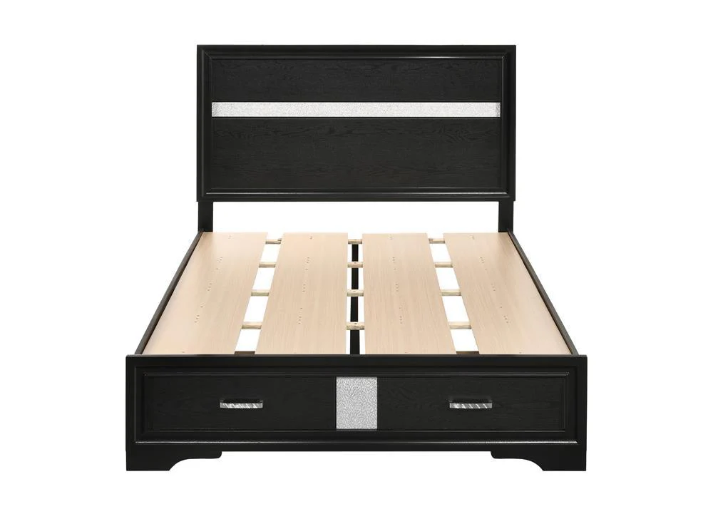 Miranda Black Full Storage Bed - Image 6