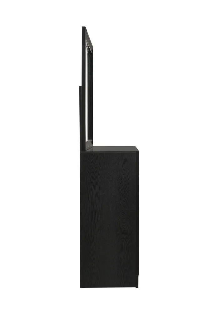 Miranda Black Rectangular Mirror - Image 10