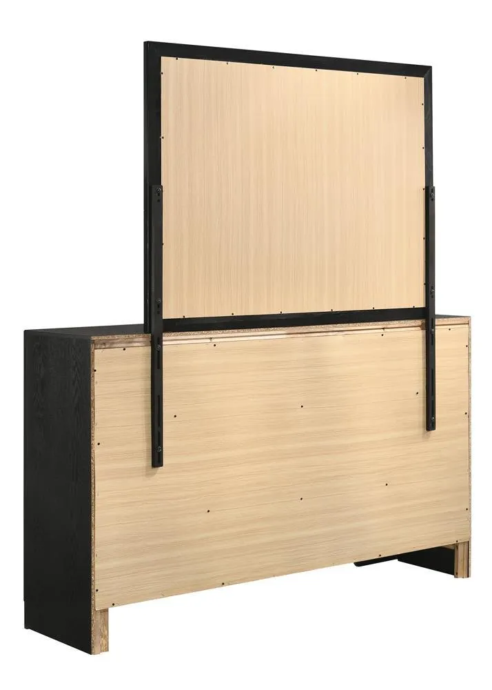 Miranda Black Rectangular Mirror - Image 11