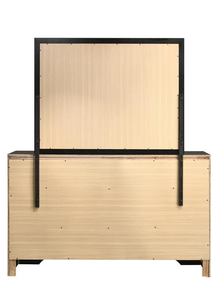Miranda Black/Rhinestone 7-Drawer Dresser - Image 13