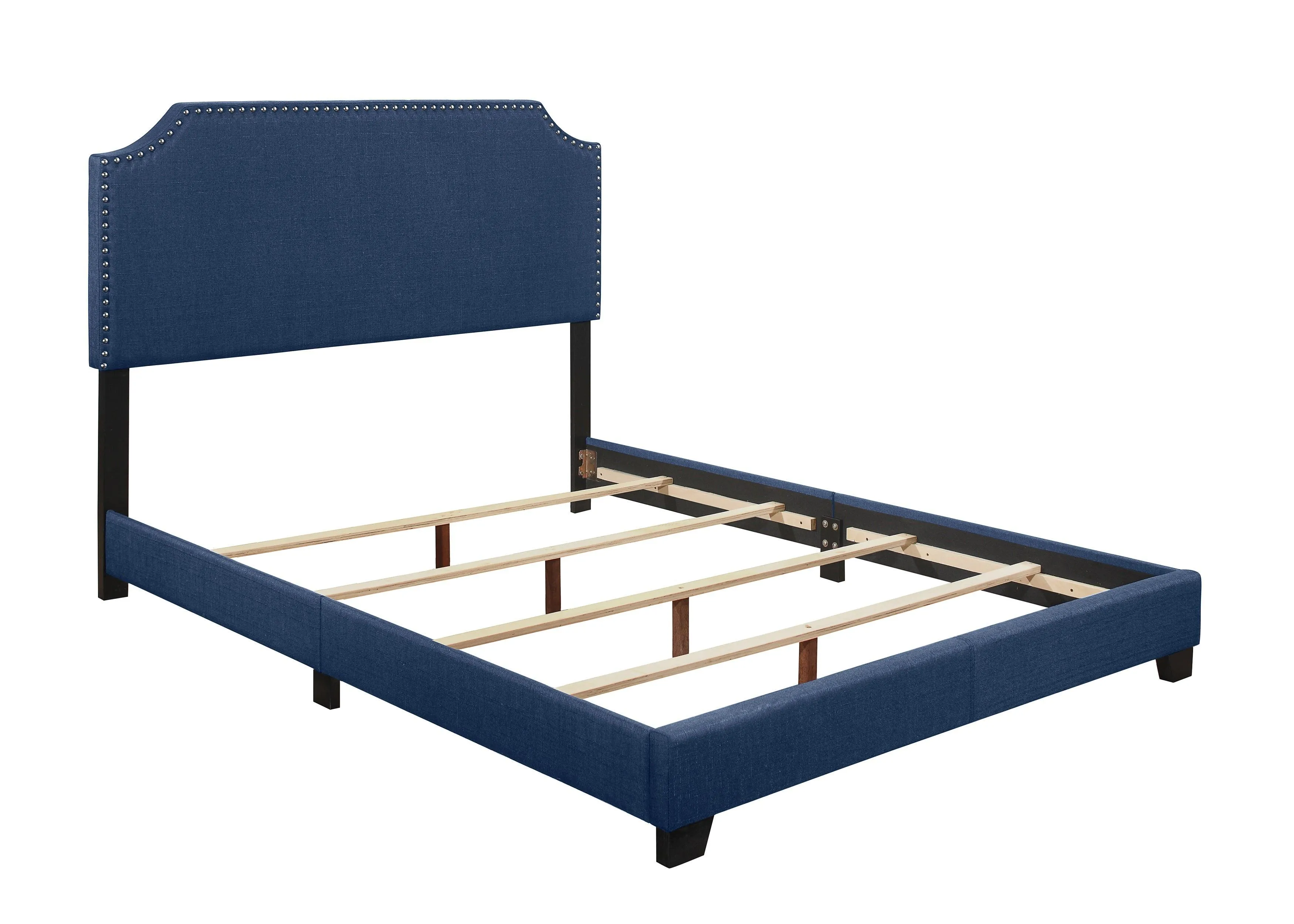 Miranda Blue King Upholstered Bed - Image 2