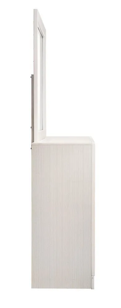 Miranda White Rectangular Mirror - Image 9