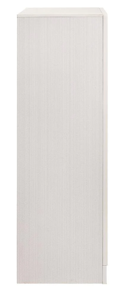 Miranda White/Rhinestone 5-Drawer Chest - Image 5