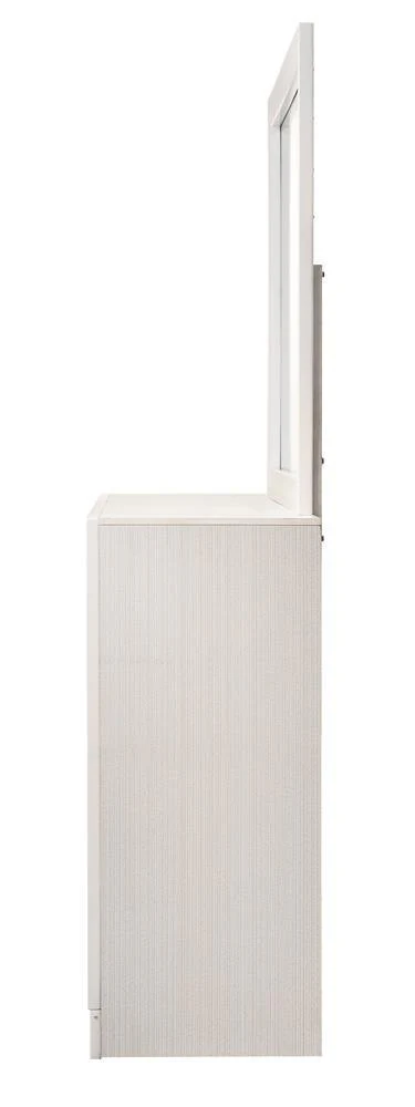 Miranda White/Rhinestone 7-Drawer Dresser - Image 7