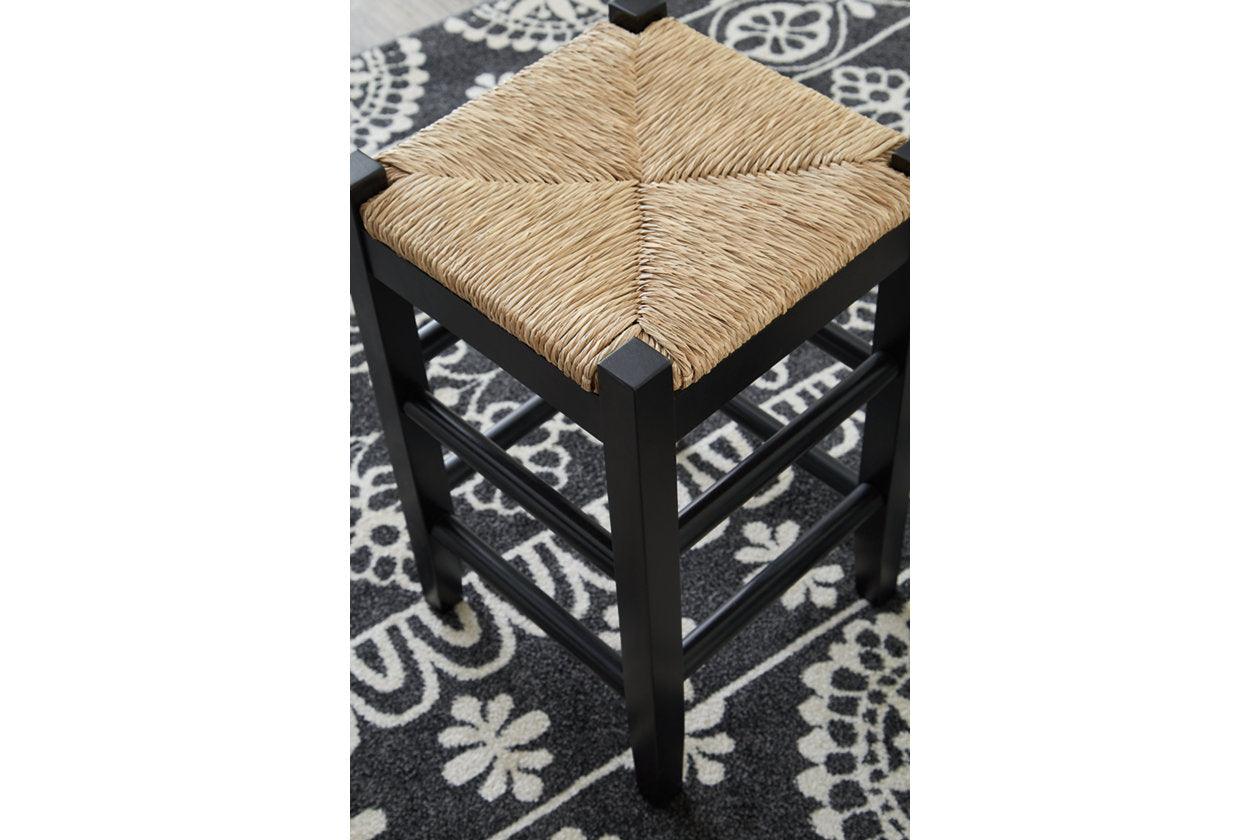 Mirimyn Black Bar Height Barstool, Set of 2 - Image 5